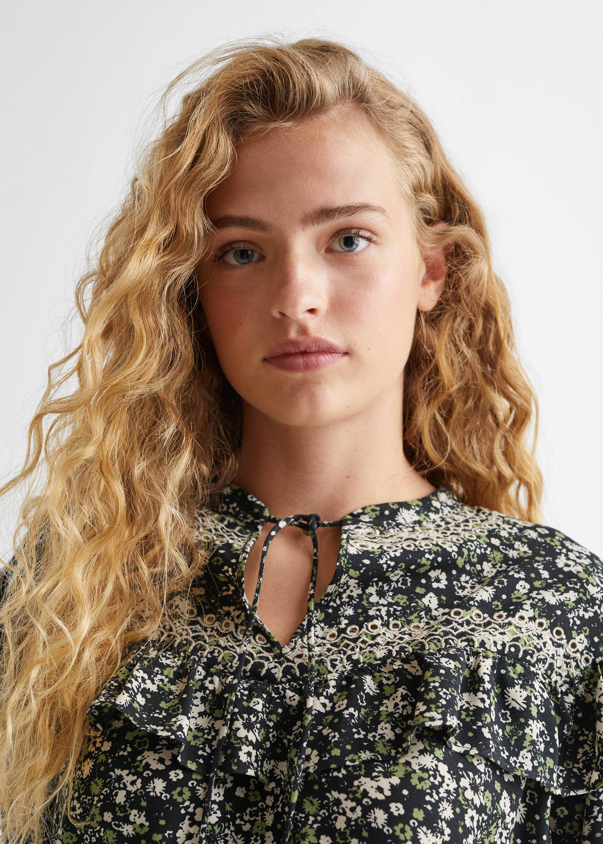Blusa estampado flores - Detalle del artículo 1