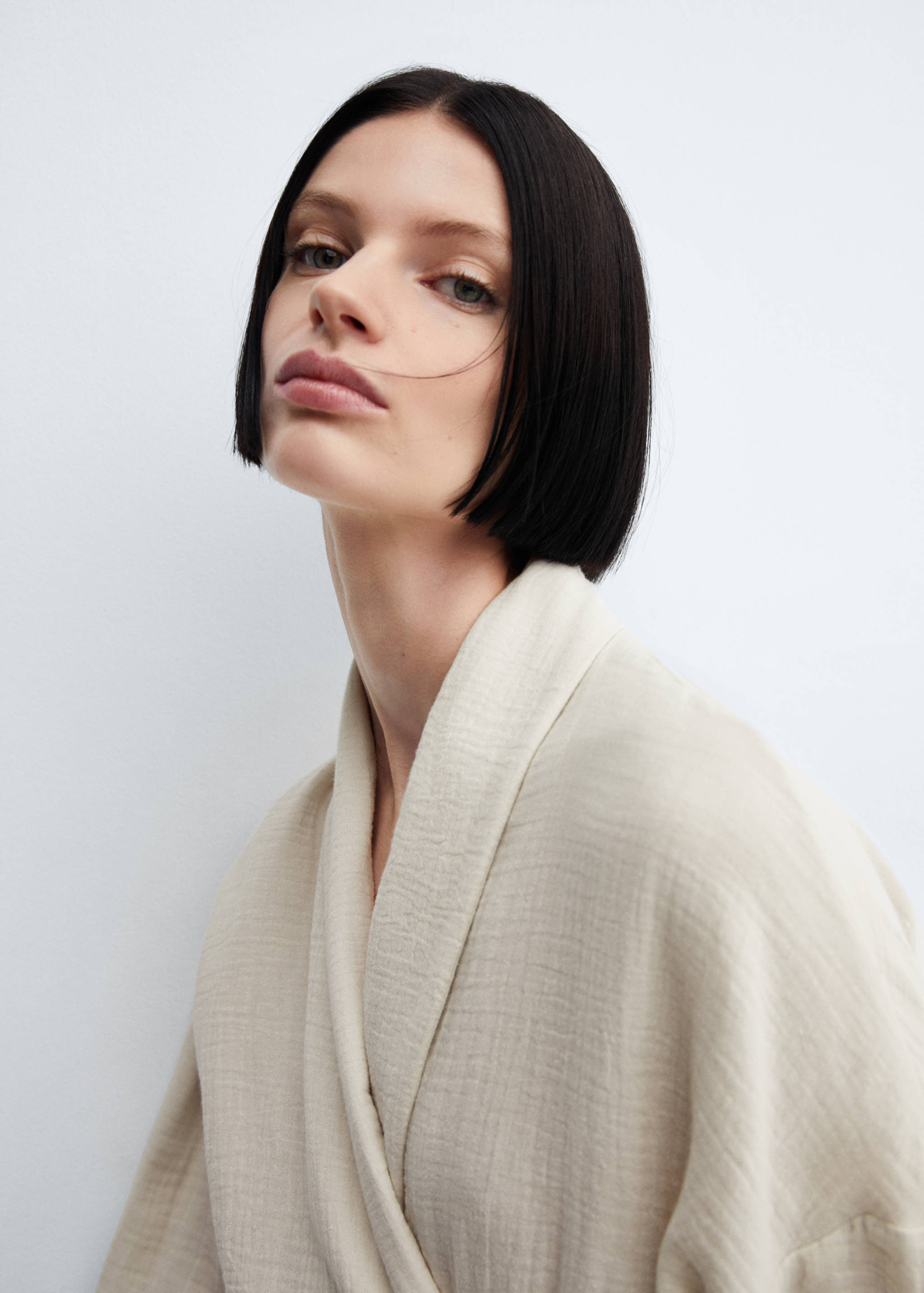 Chemise pyjama gaze de coton - Détail de l'article 1