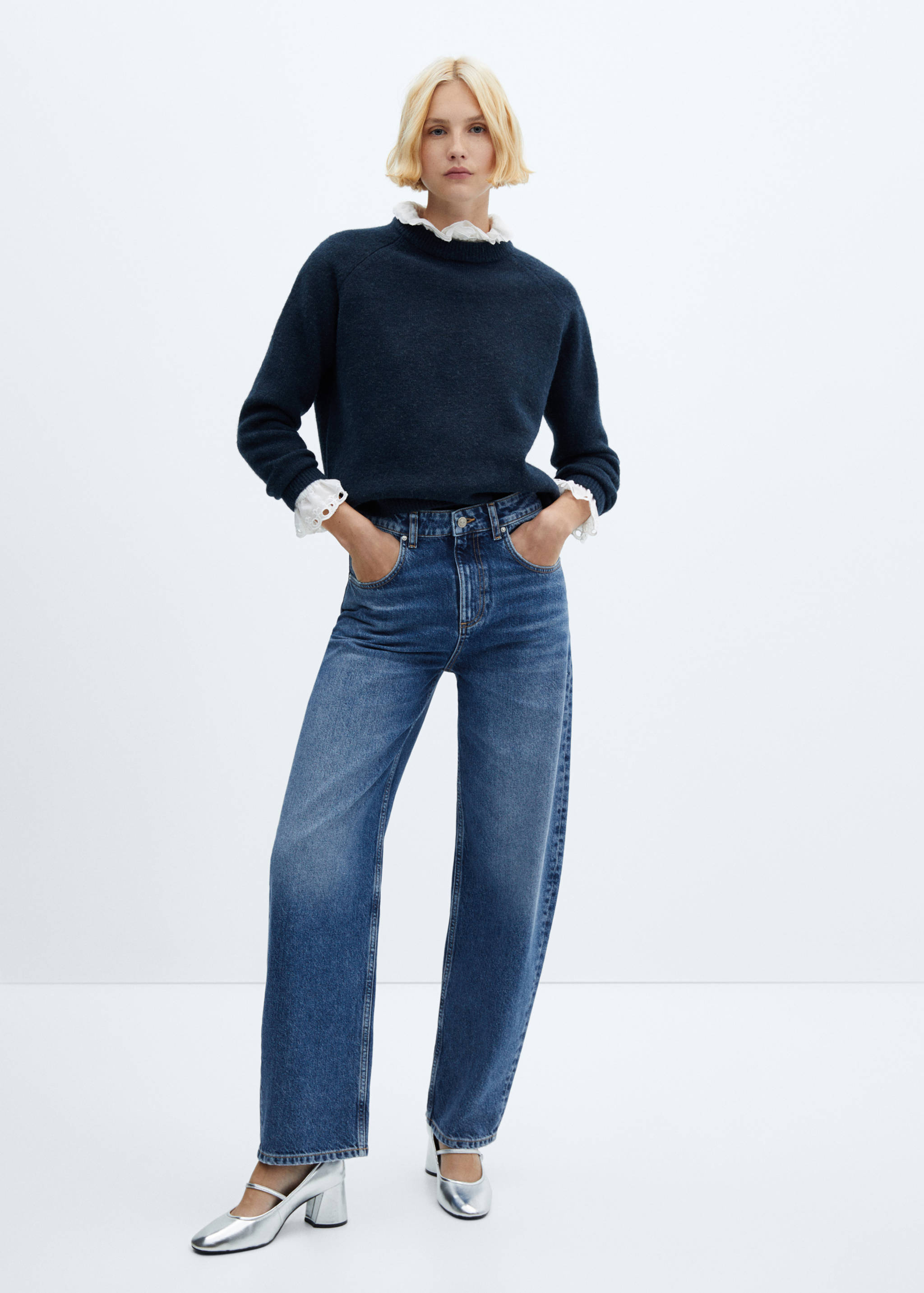 Jeans Balloon mit hohem Bund - Allgemeine Ansicht