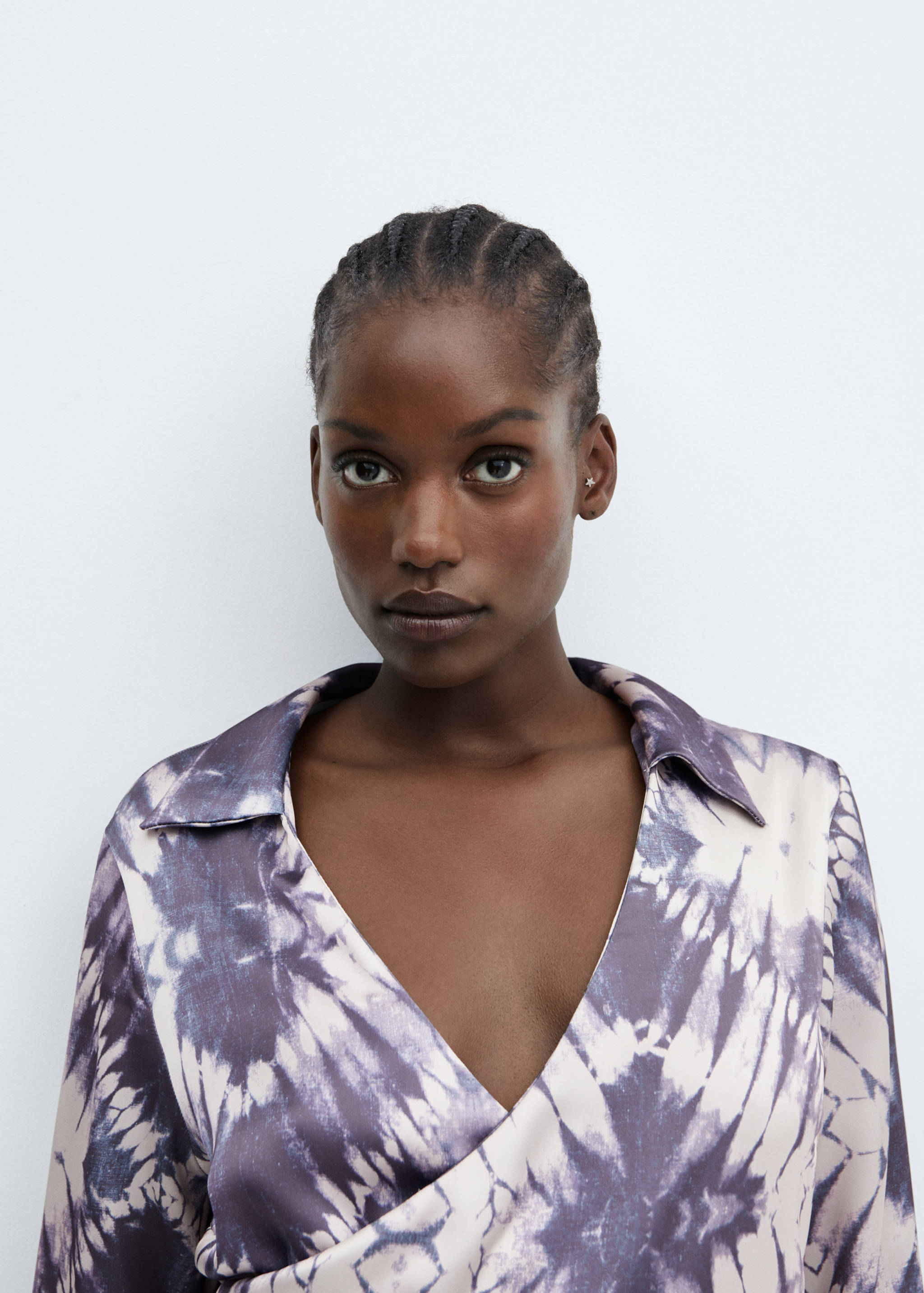 Robe tie and dye satinée - Détail de l'article 4