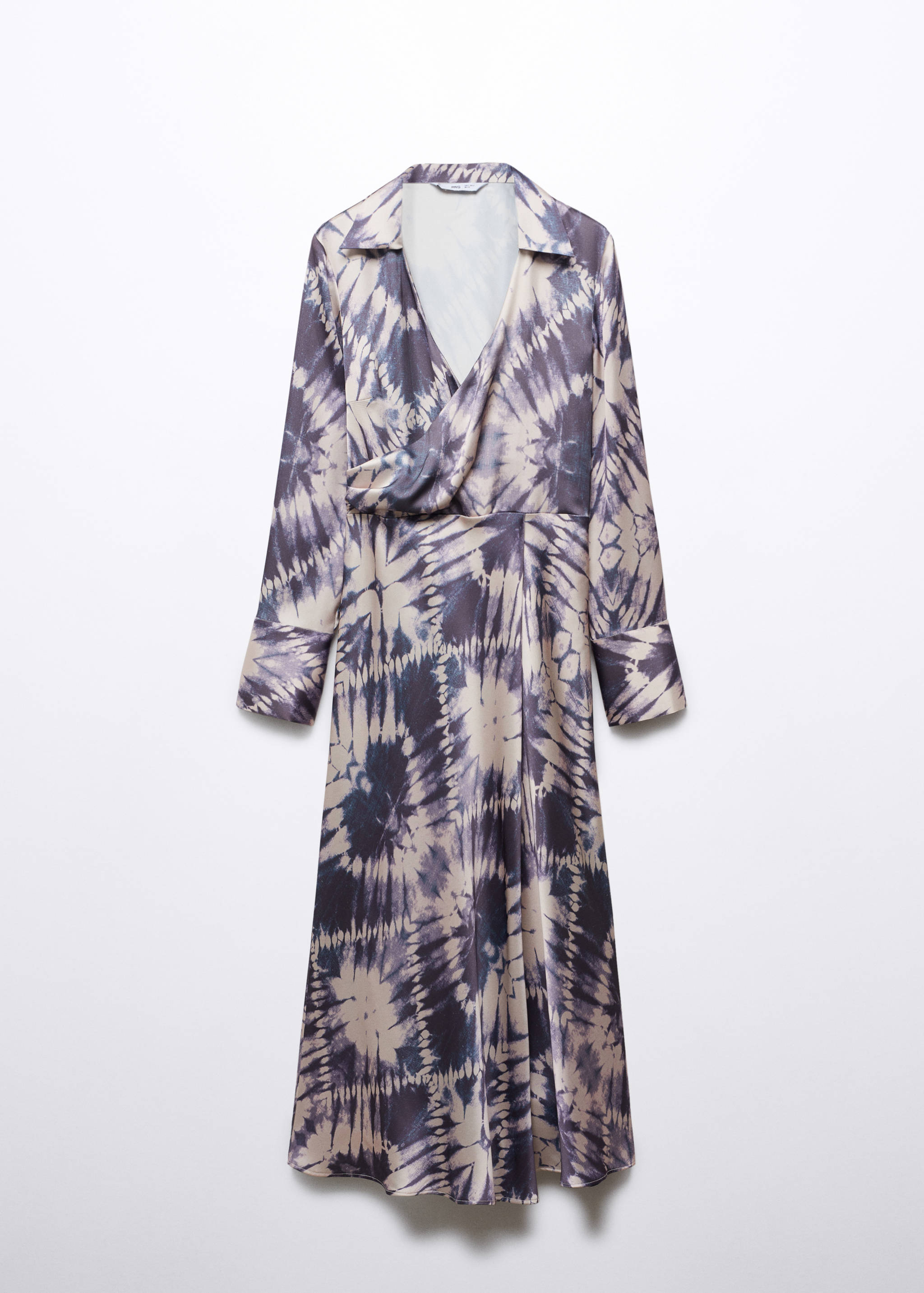 Vestido tie-dye satinado - Artículo sin modelo