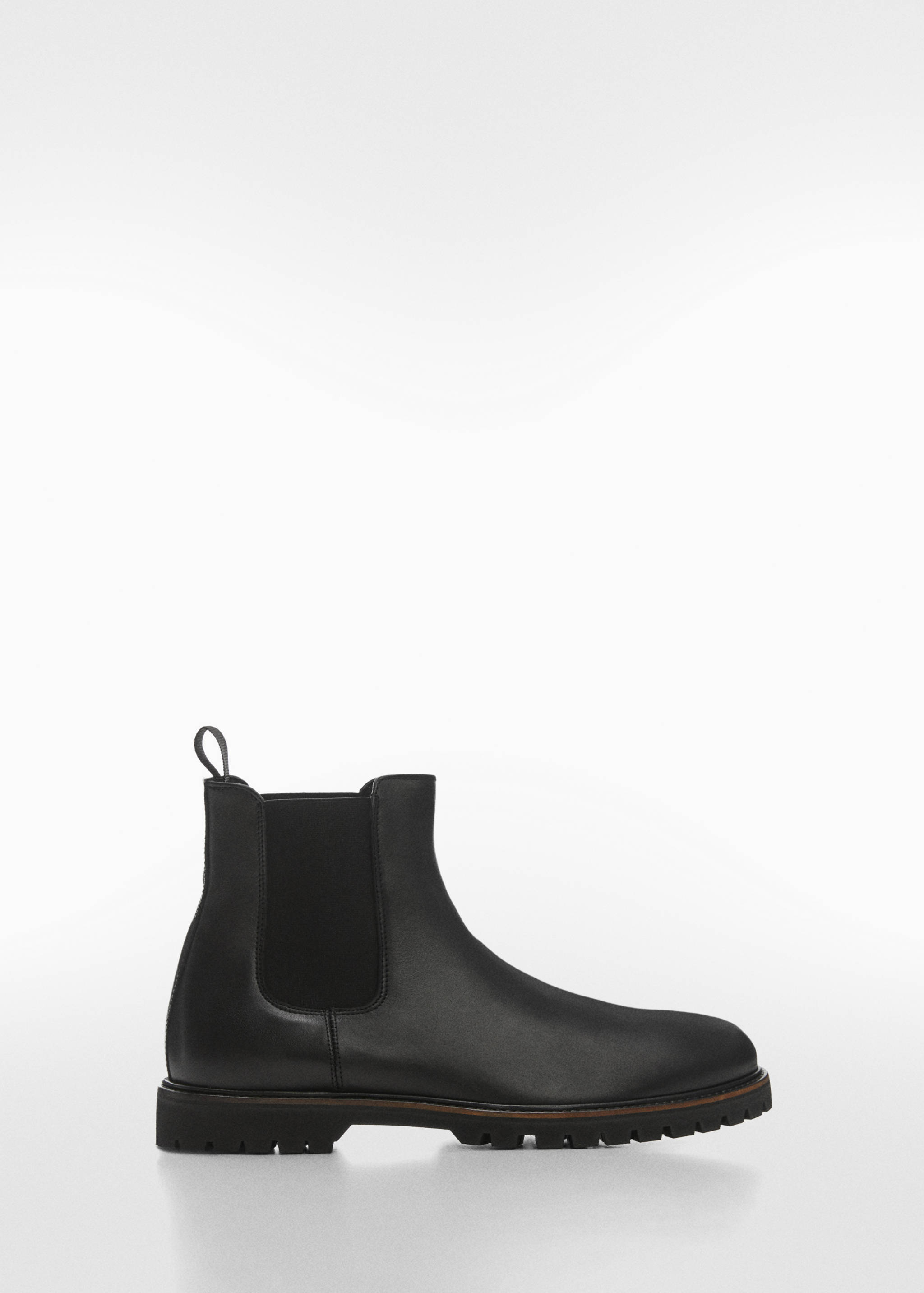 Leren chelsea boots met trackzolen - Artikel zonder model