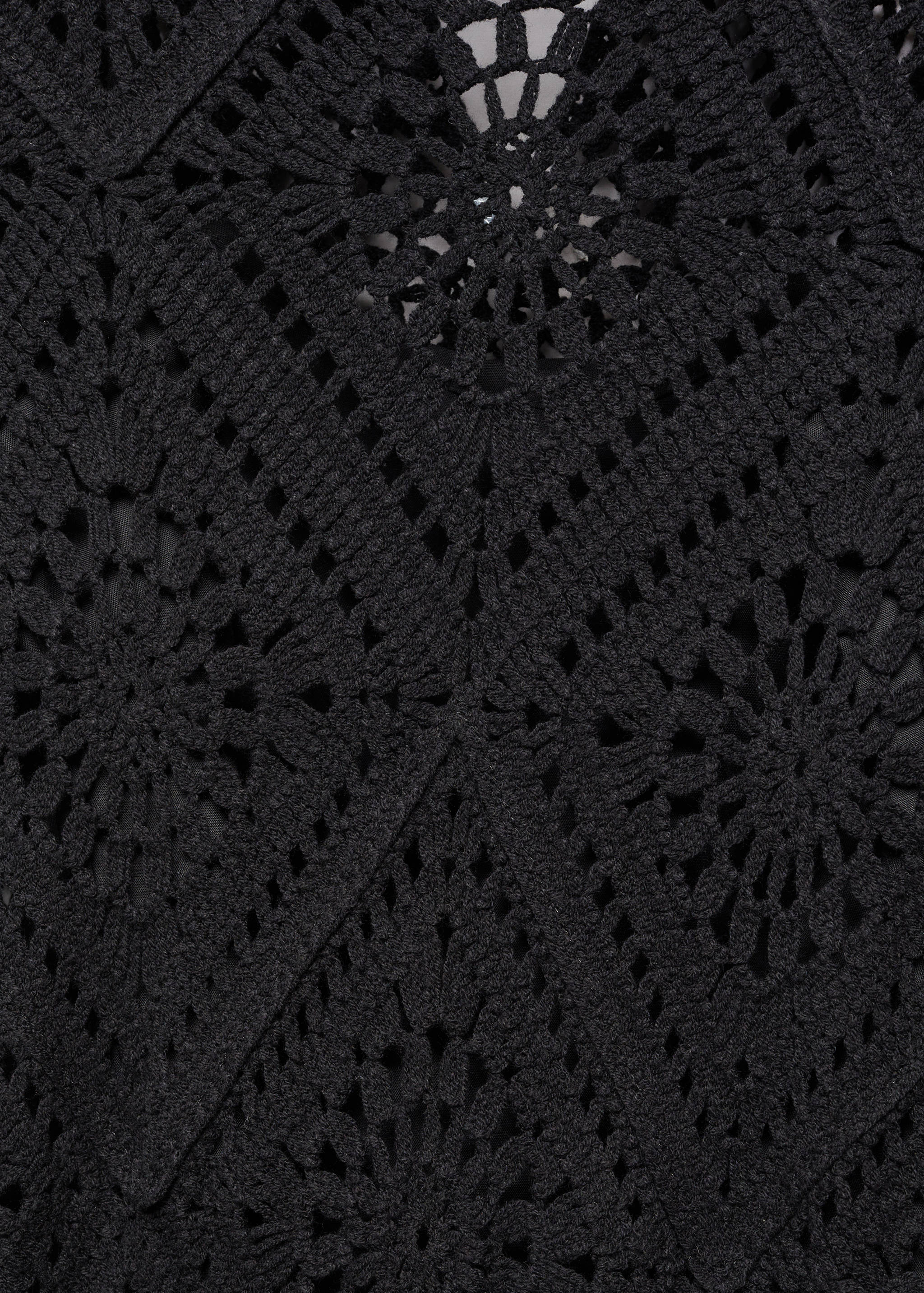 Flared-sleeve crochet dress - Details of the article 8