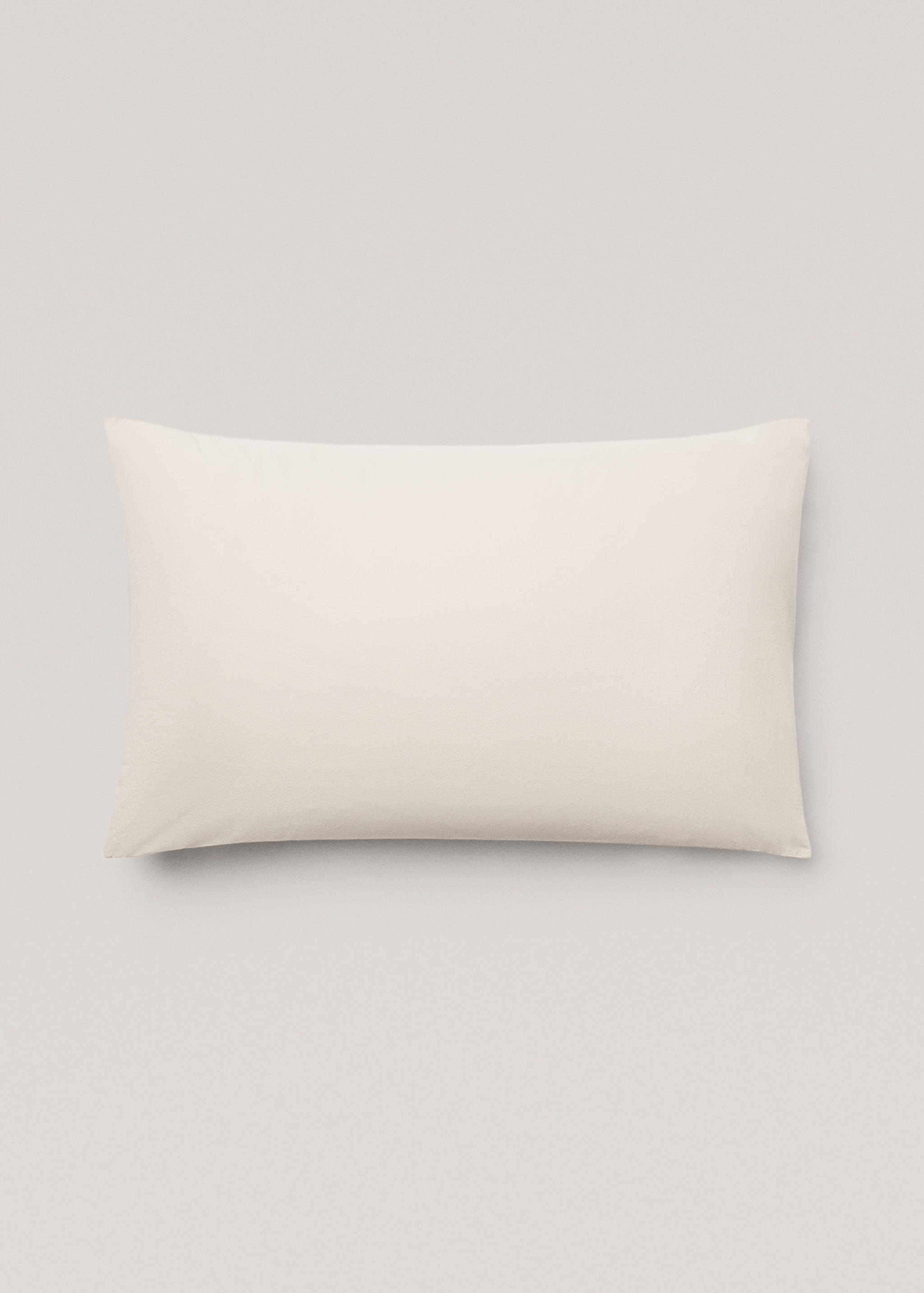 Povlak na polštář praná bavlna 50 x 75 cm - Zboží bez modelu