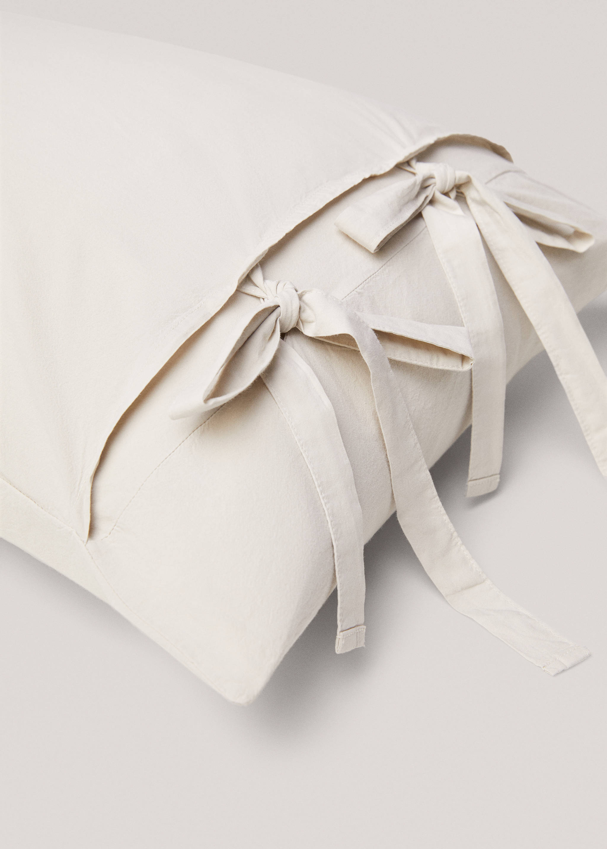 Povlak na polštář praná bavlna 50 x 75 cm - Detail zboží 2