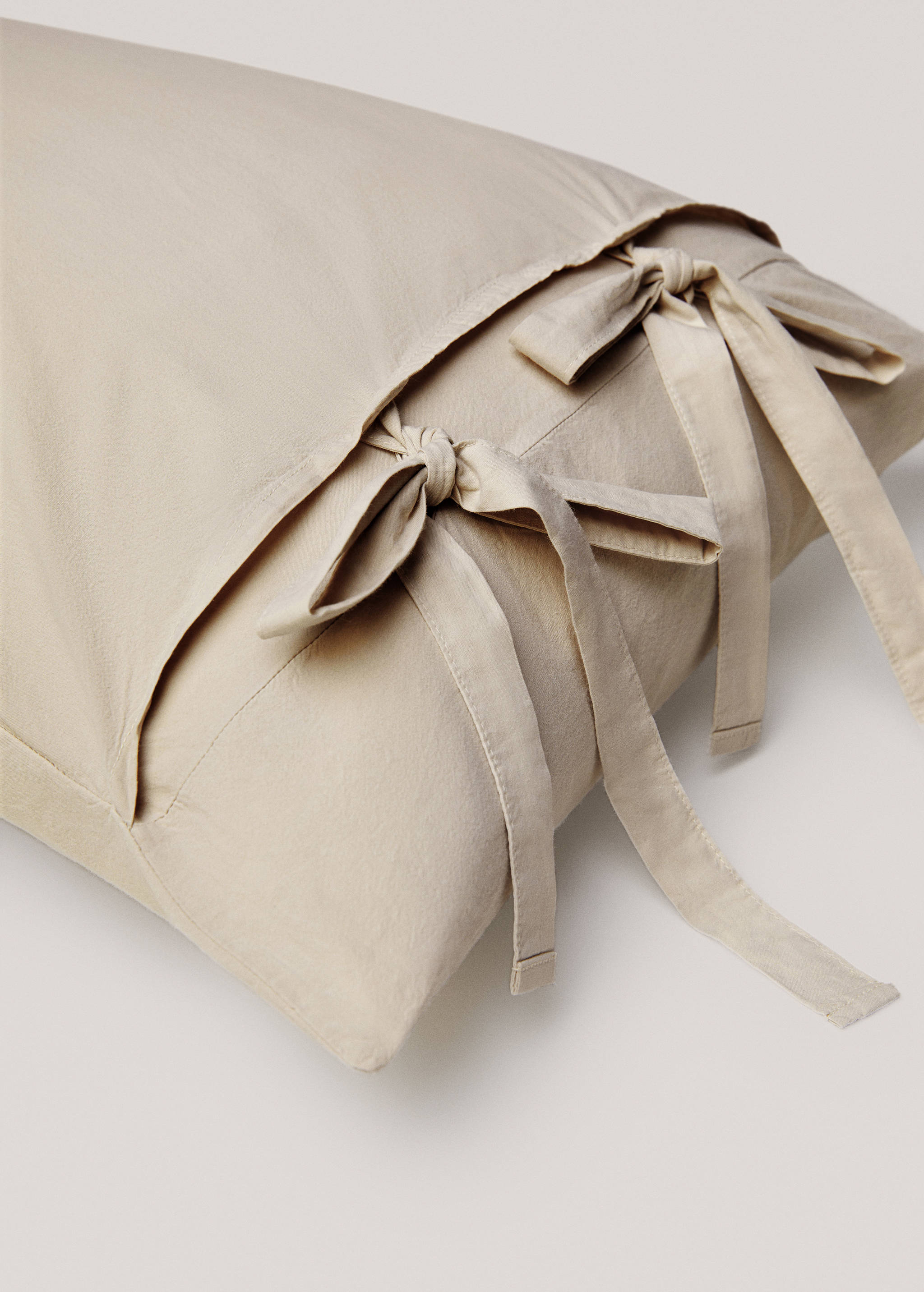 Povlak na polštář praná bavlna 50 x 75 cm - Detail zboží 1