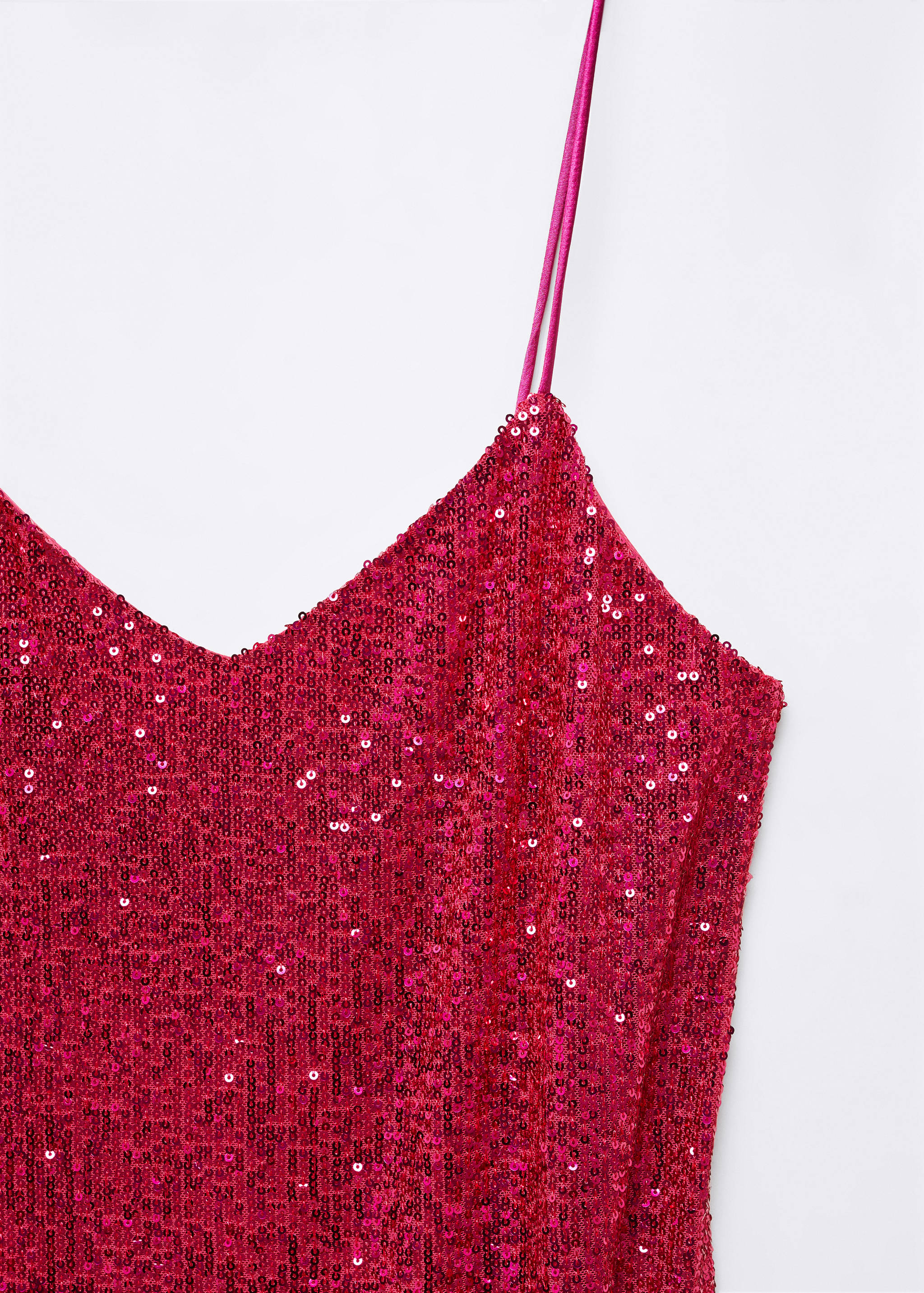 Sequin top with spaghetti strap - Details of the article 8