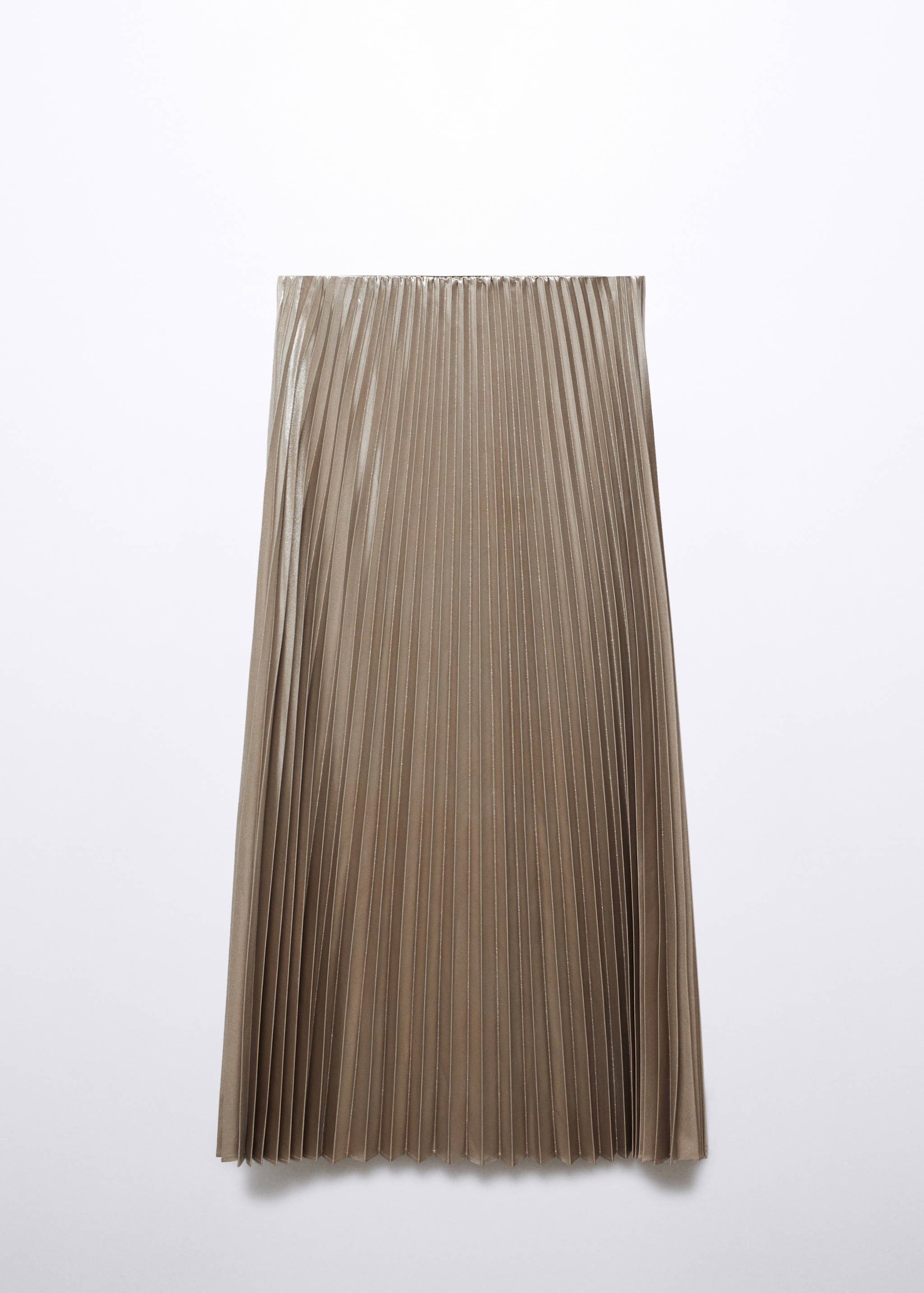 Metallic pleated skirt - Article without model