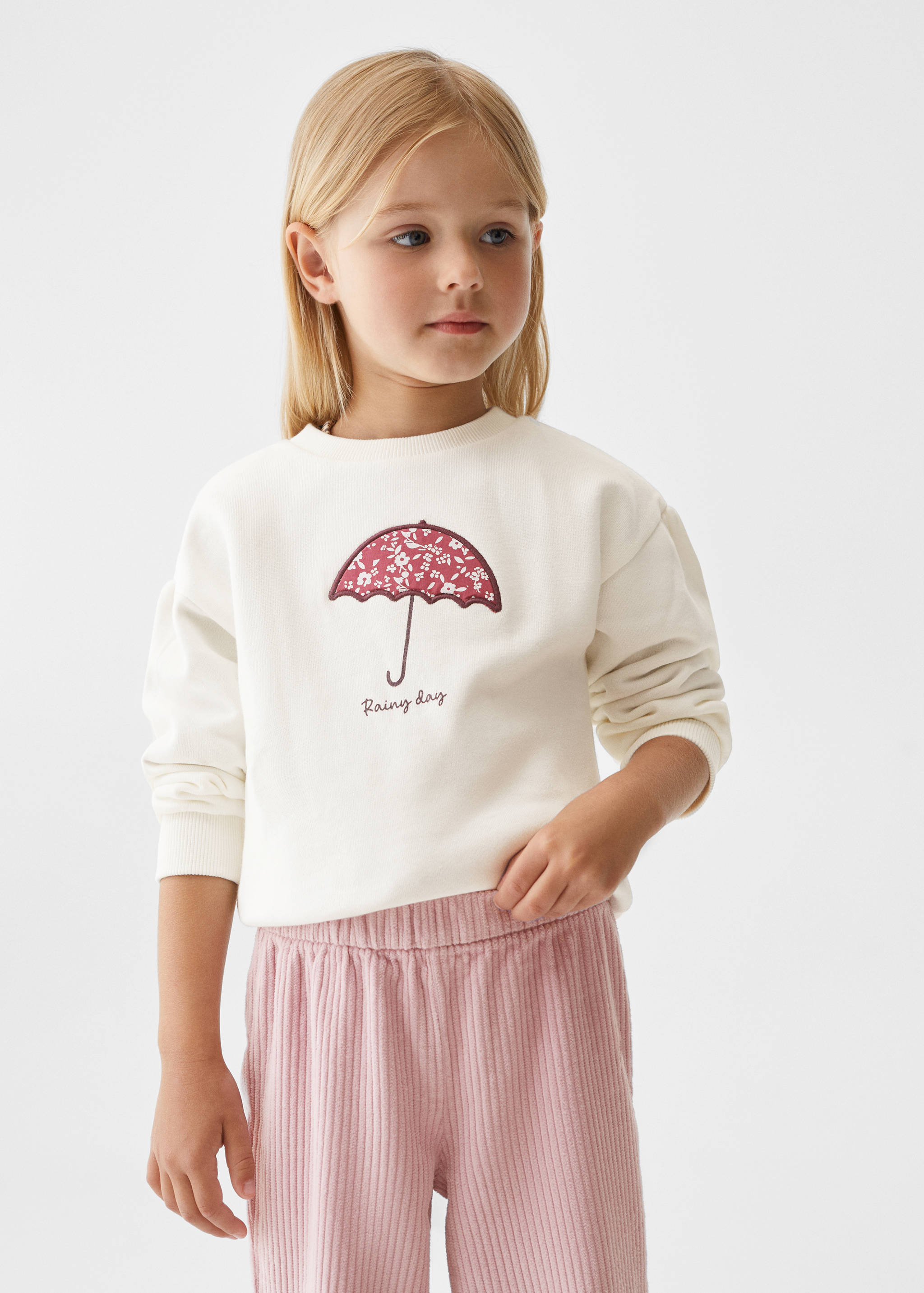 Corduroy culotte trousers - Medium plane