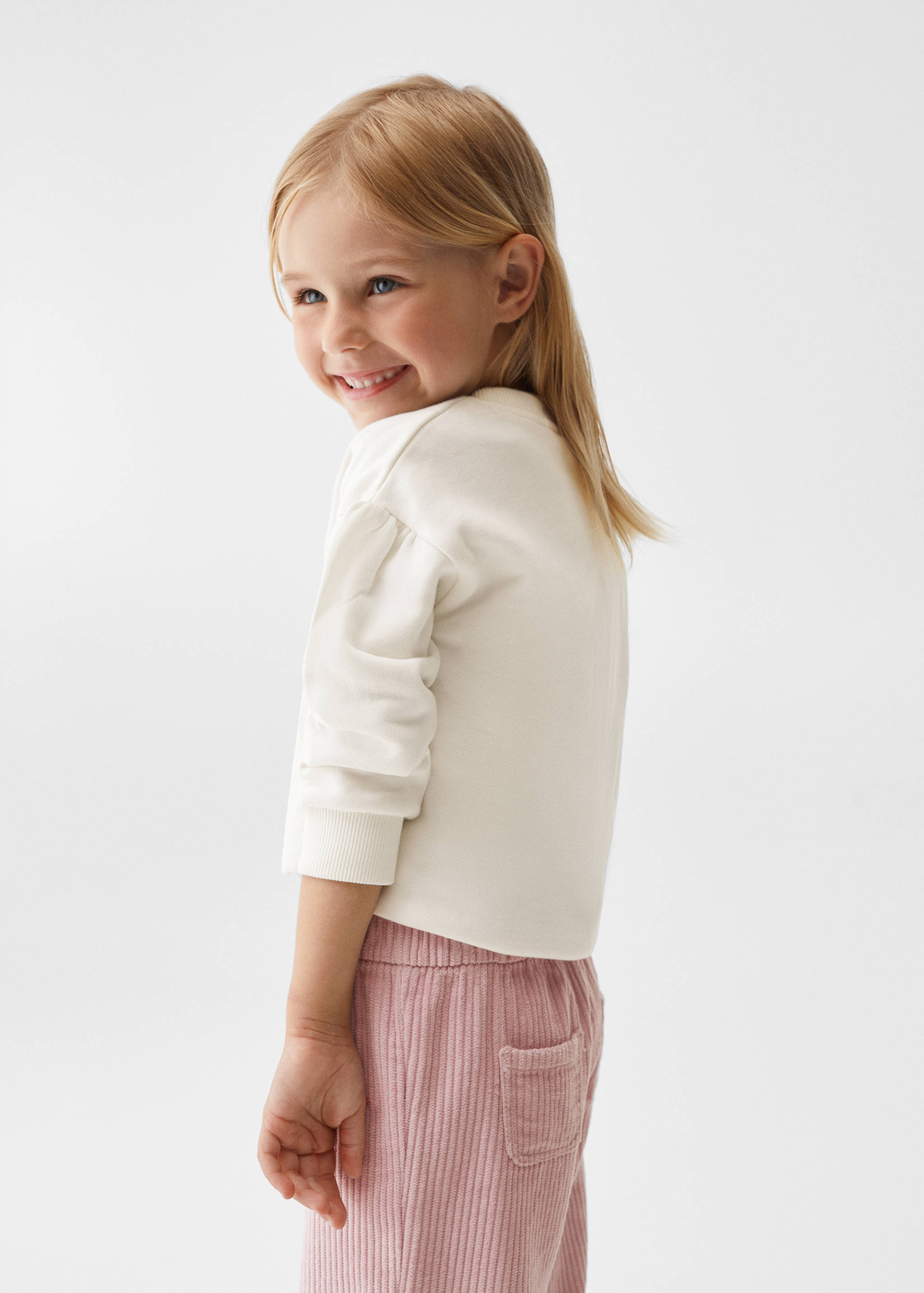 Corduroy culotte trousers - Details of the article 1