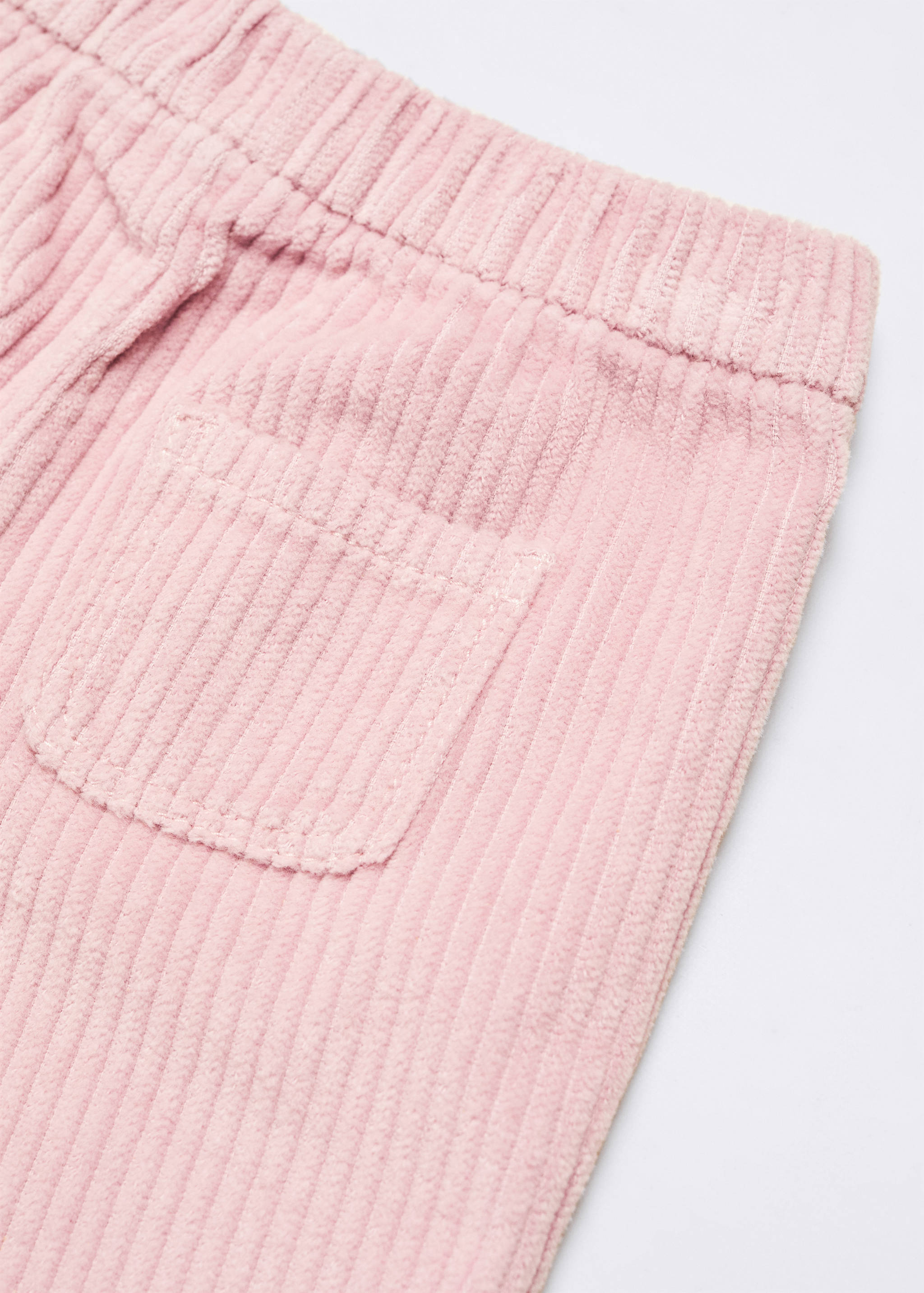 Corduroy culotte trousers - Details of the article 0