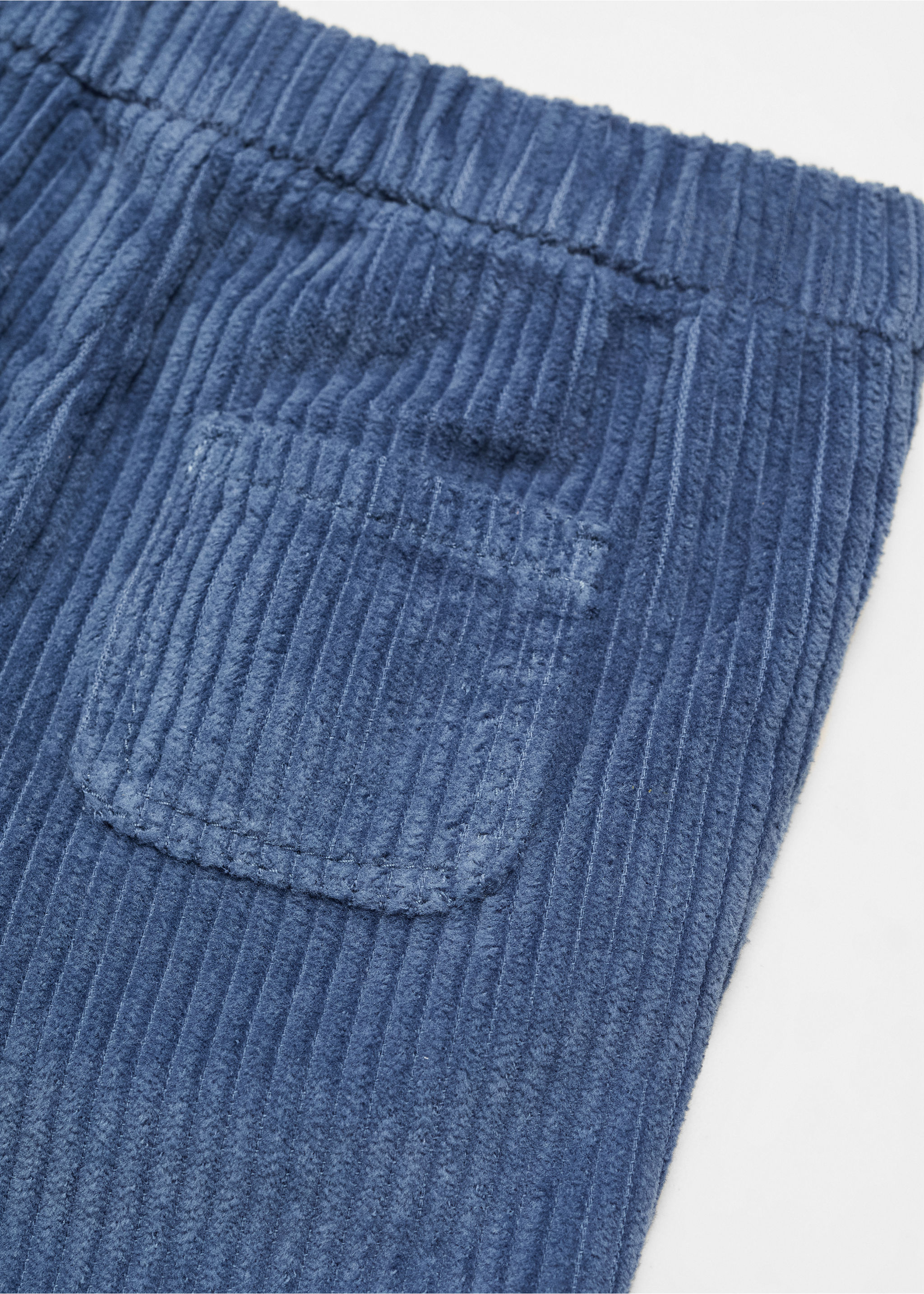 Corduroy culotte trousers - Details of the article 0