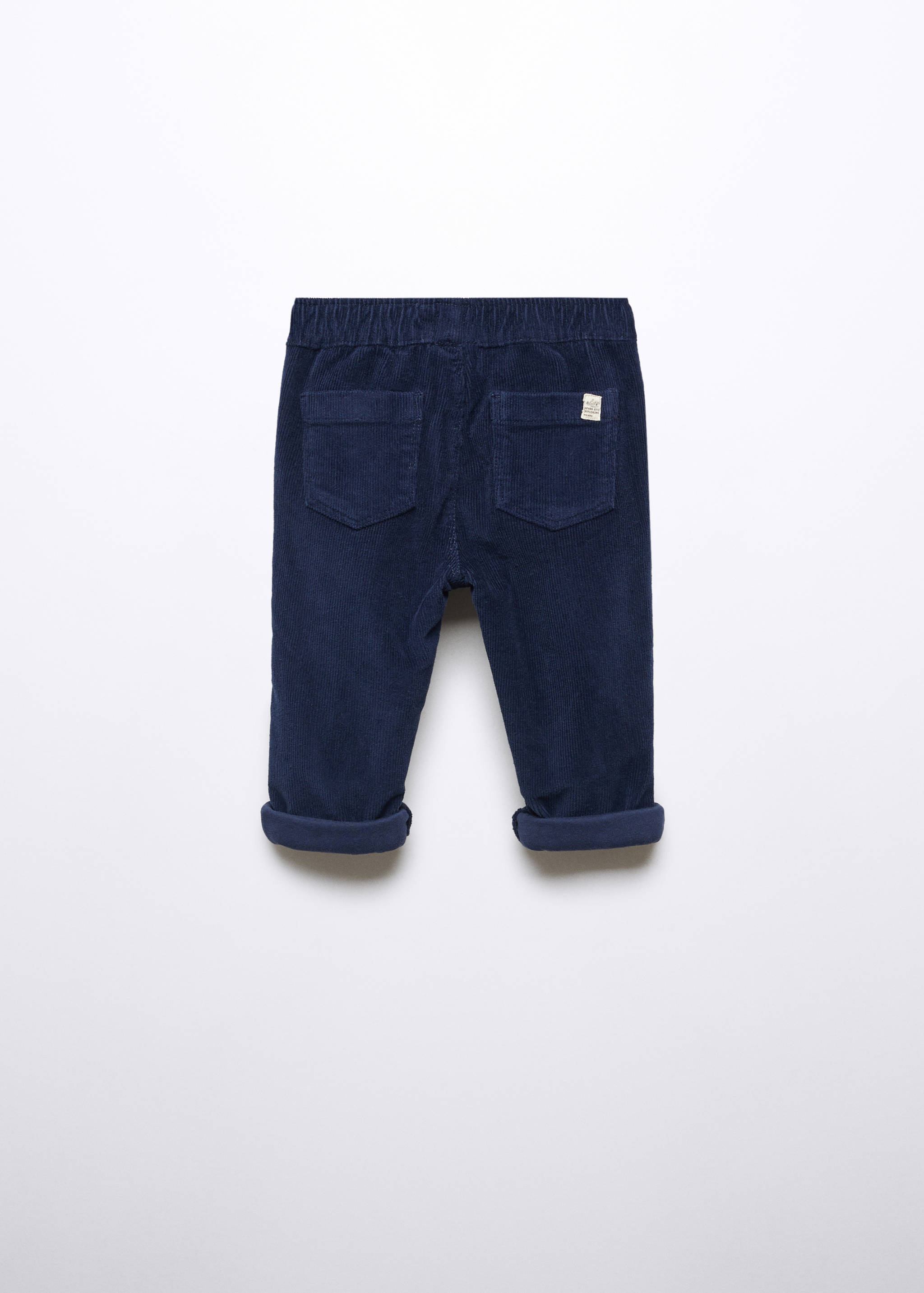 Corduroy jogger trousers - Reverse of the article