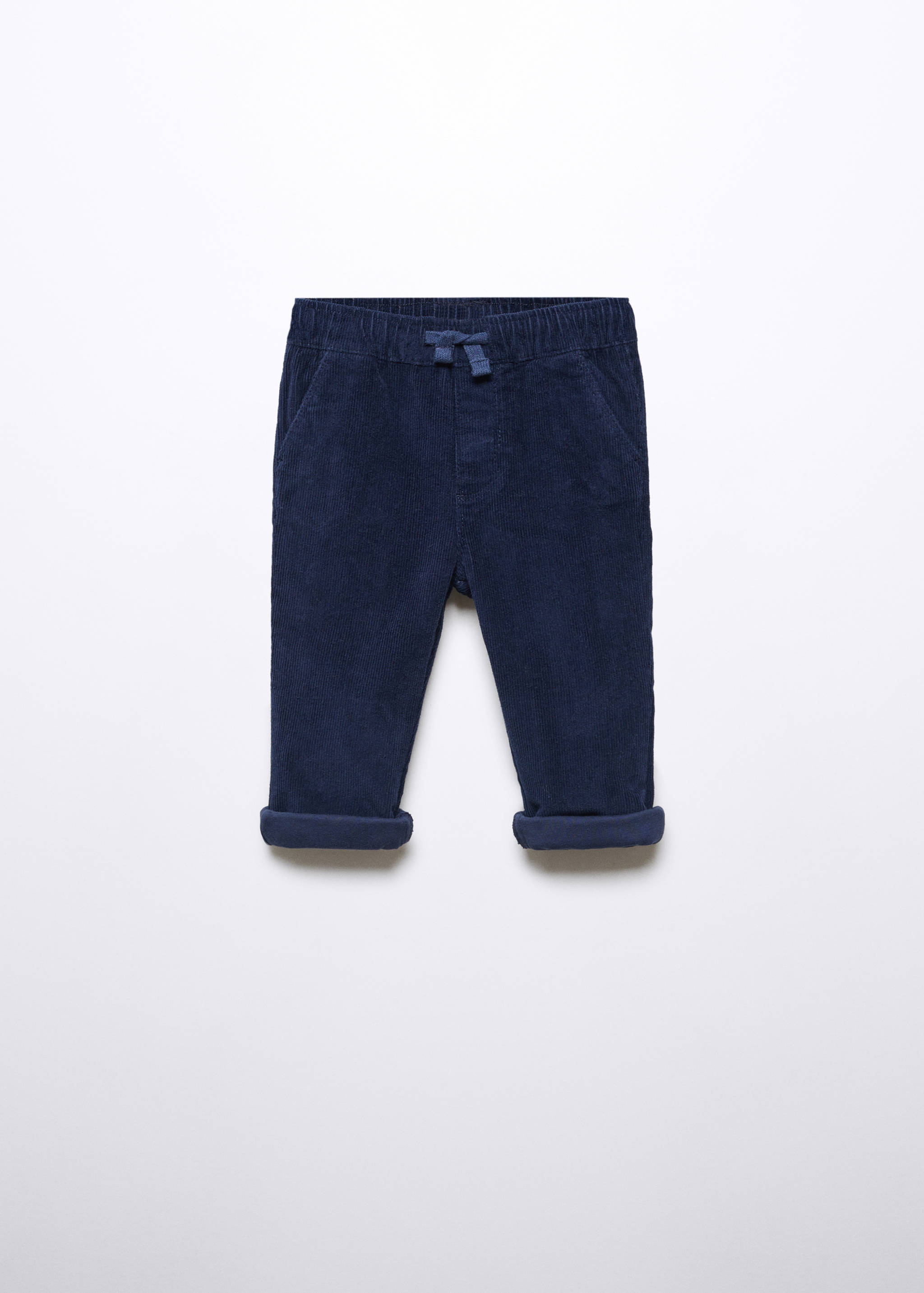 Corduroy jogger trousers - Article without model