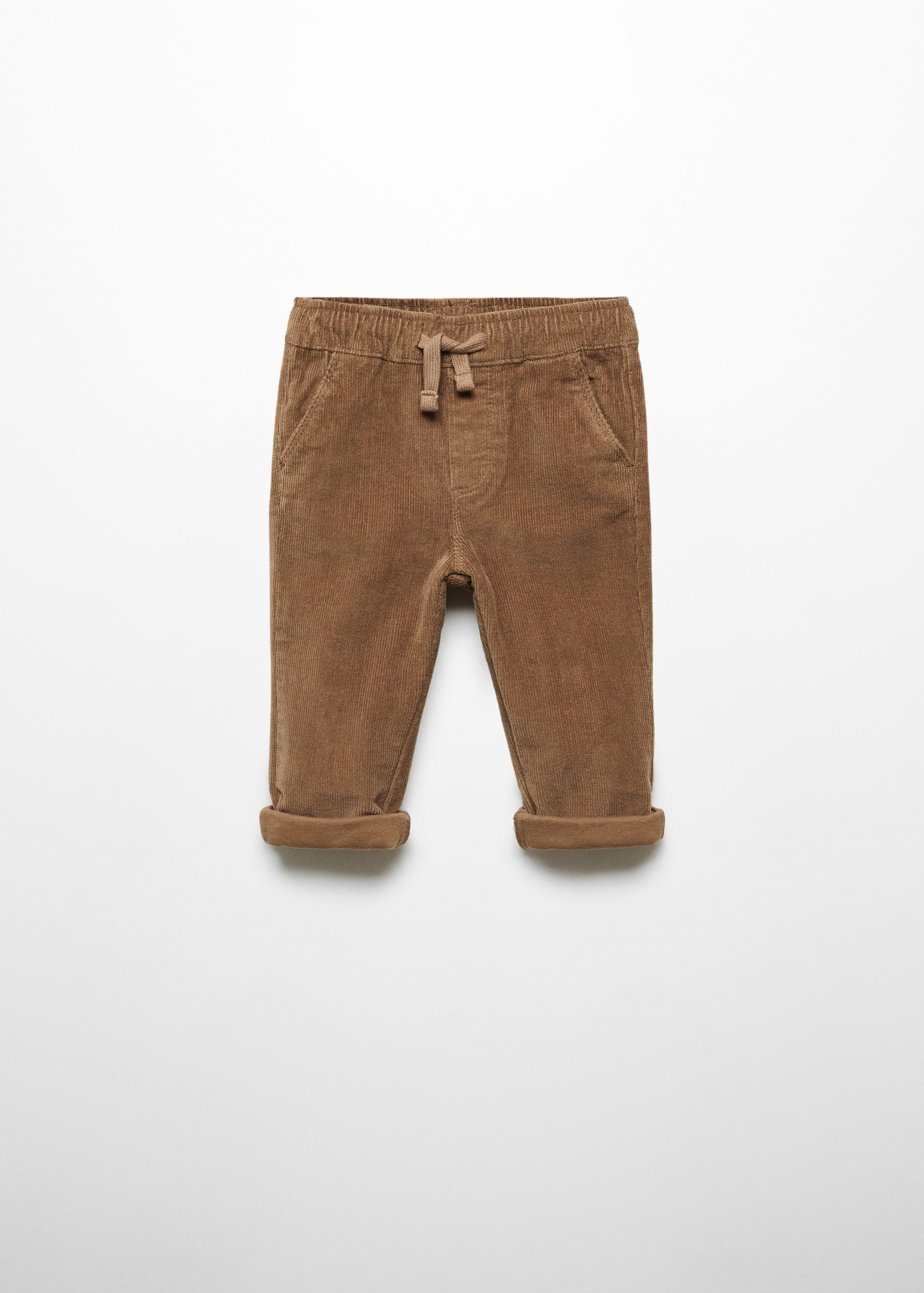 Corduroy jogger trousers - Article without model
