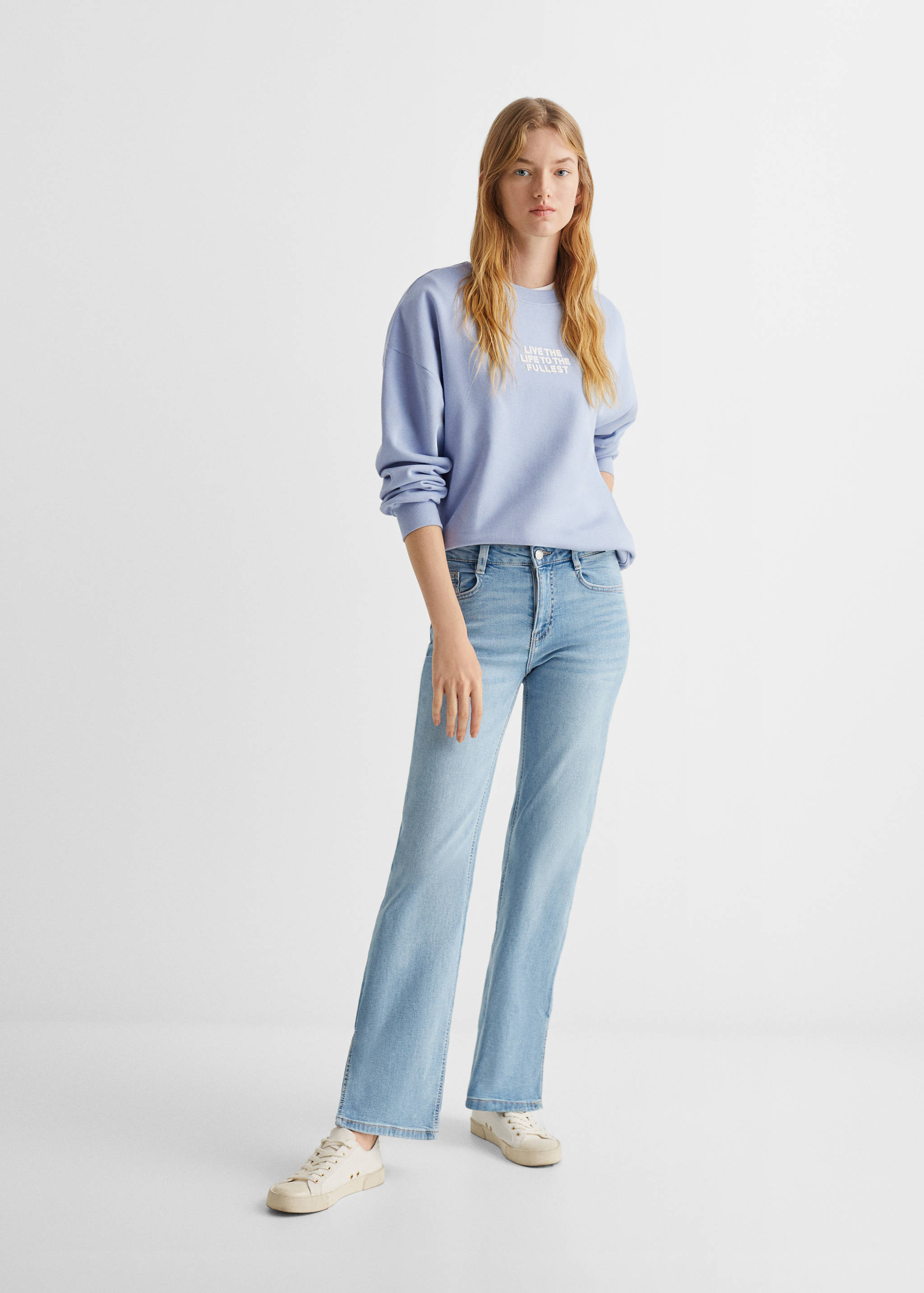 Printed message sweatshirt - General plane