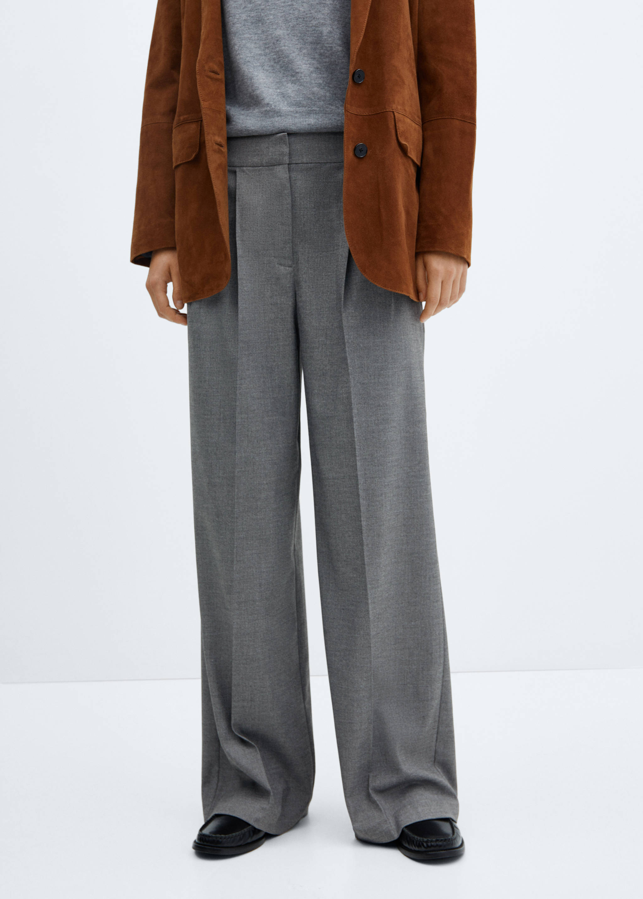 Pantalons pinces wideleg - Pla mig