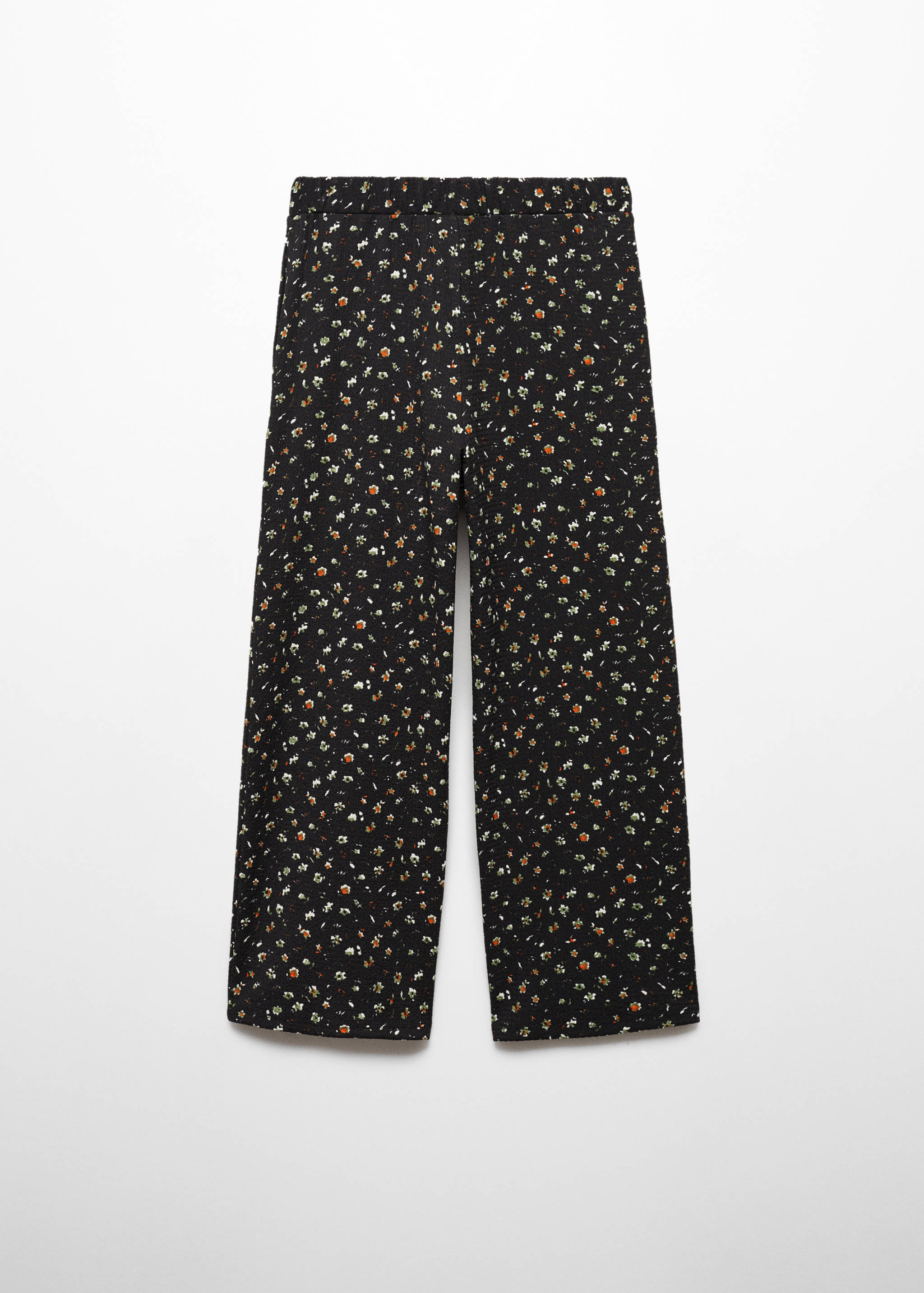 Flower print trousers - Reverse of the article