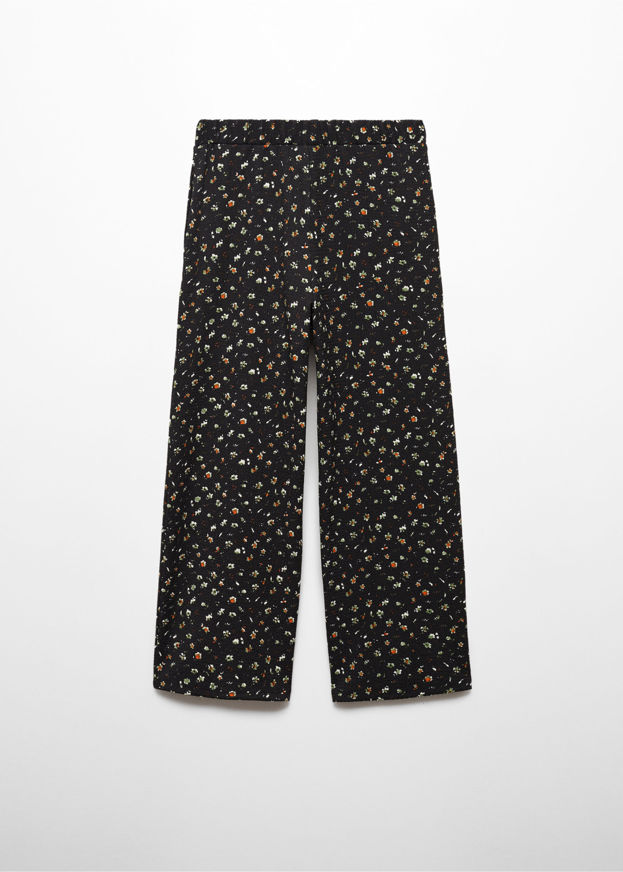 Flower print trousers - Reverse of the article