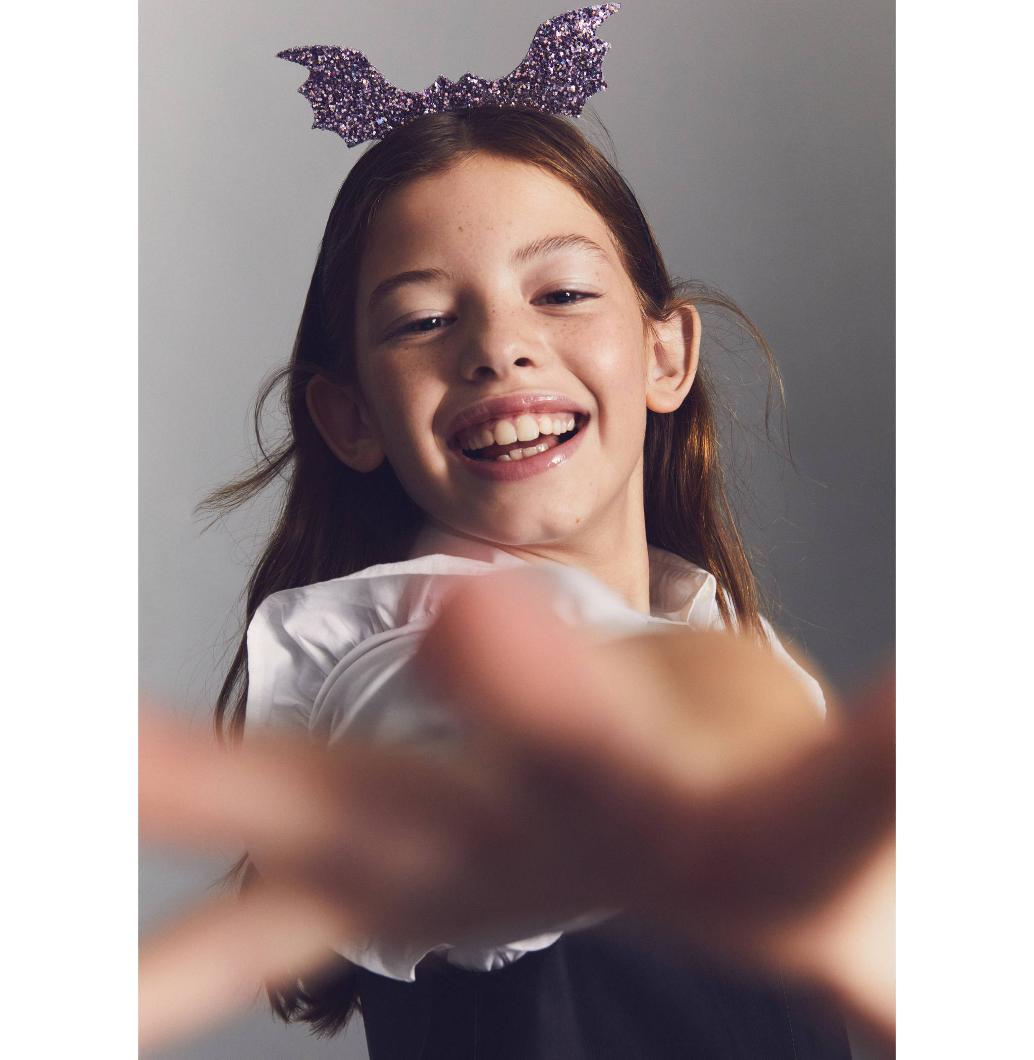 Serre-tête chauve-souris pailleté - Plan général