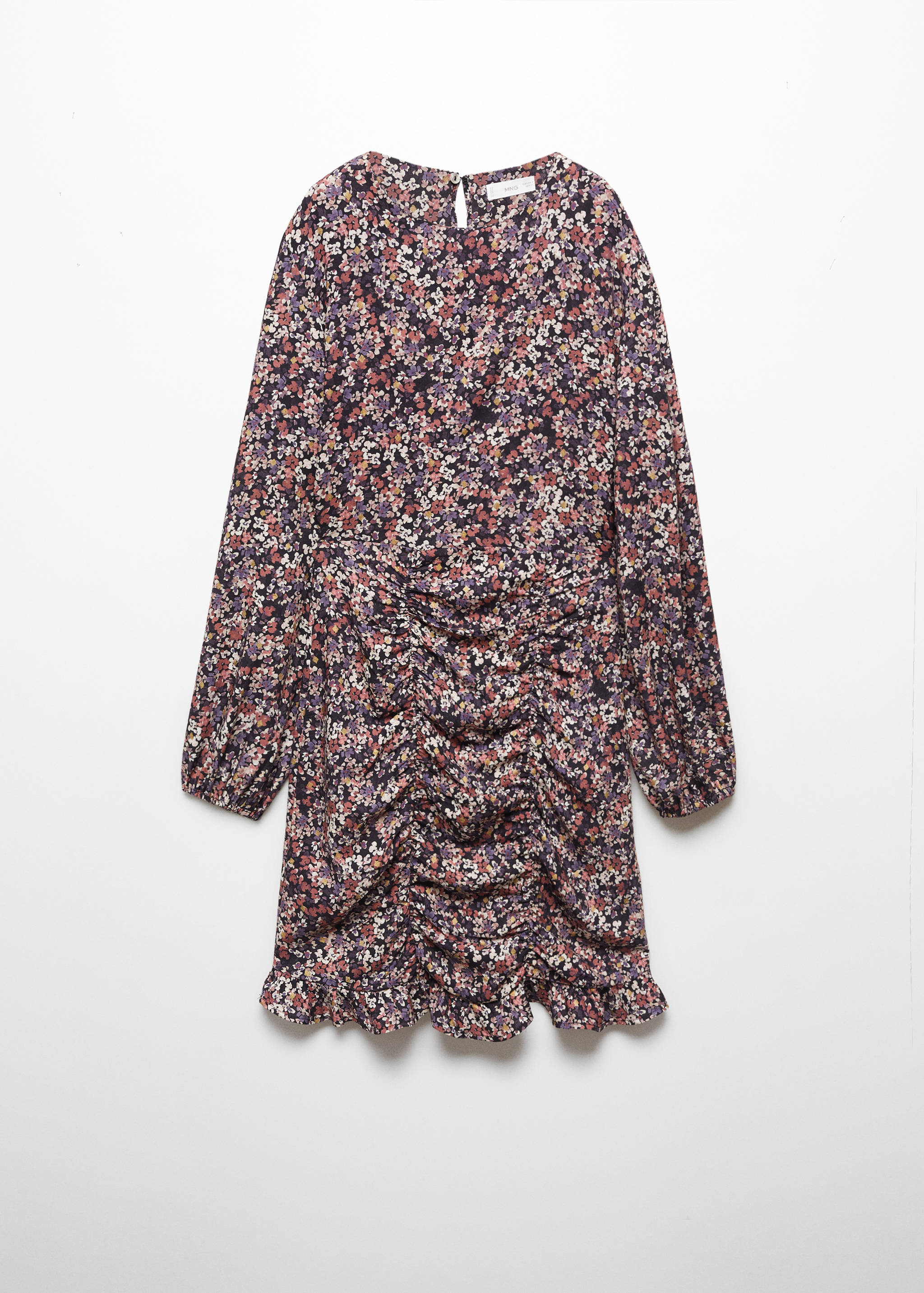 Ruffled printed dress - Article without model