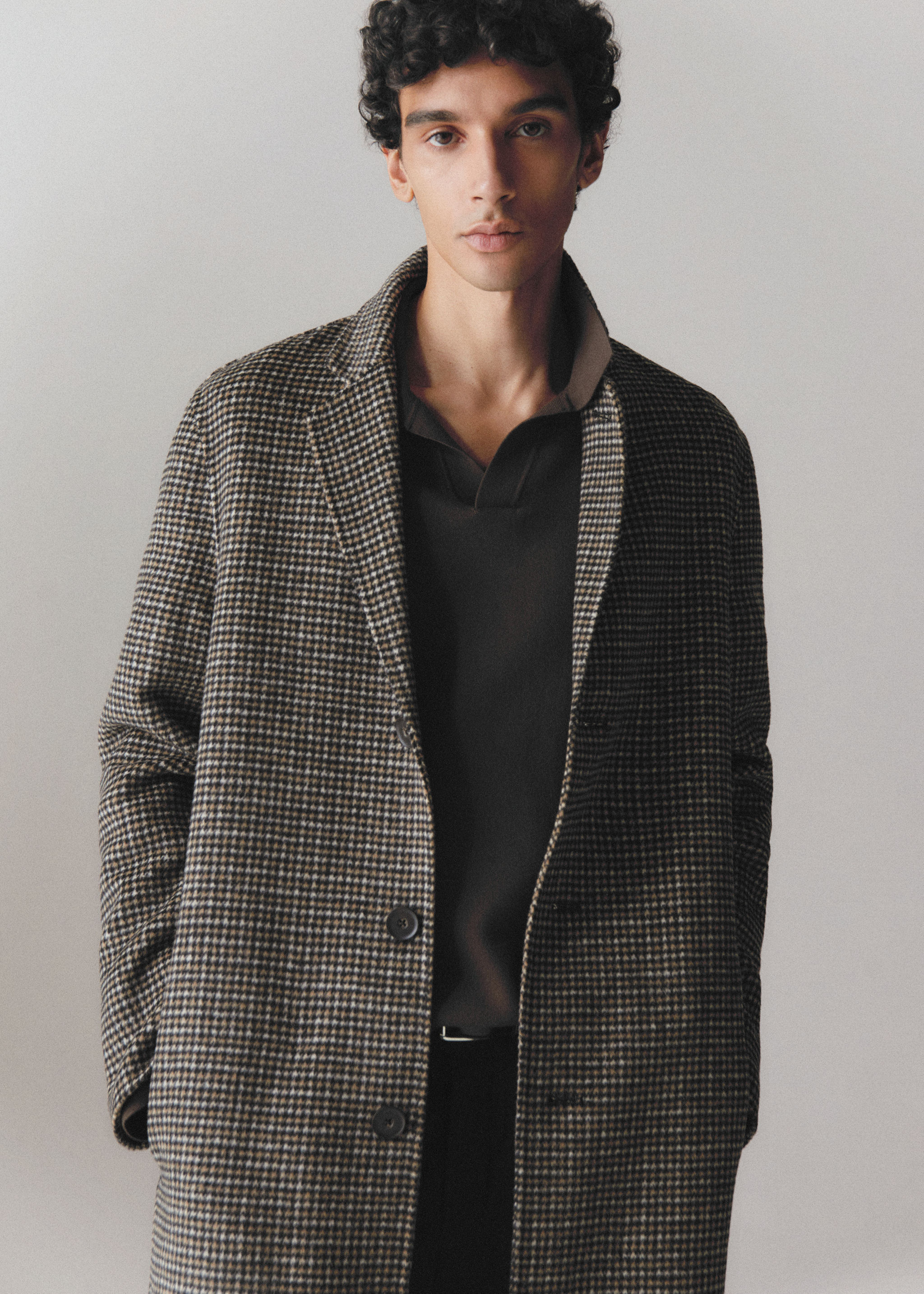 Manteau laine micro pied-de-poule - Détail de l'article 5