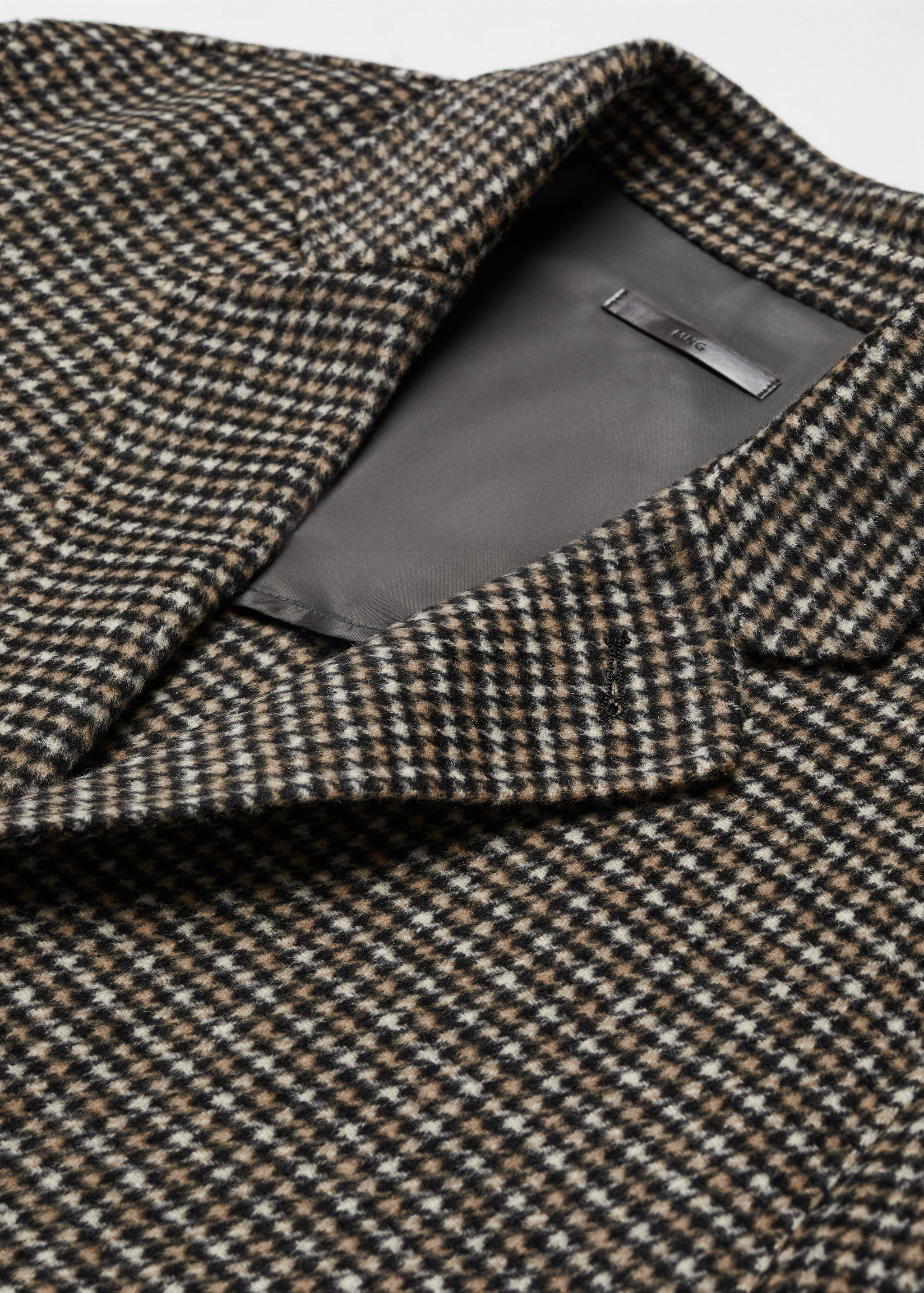 Manteau laine micro pied-de-poule - Détail de l'article 8
