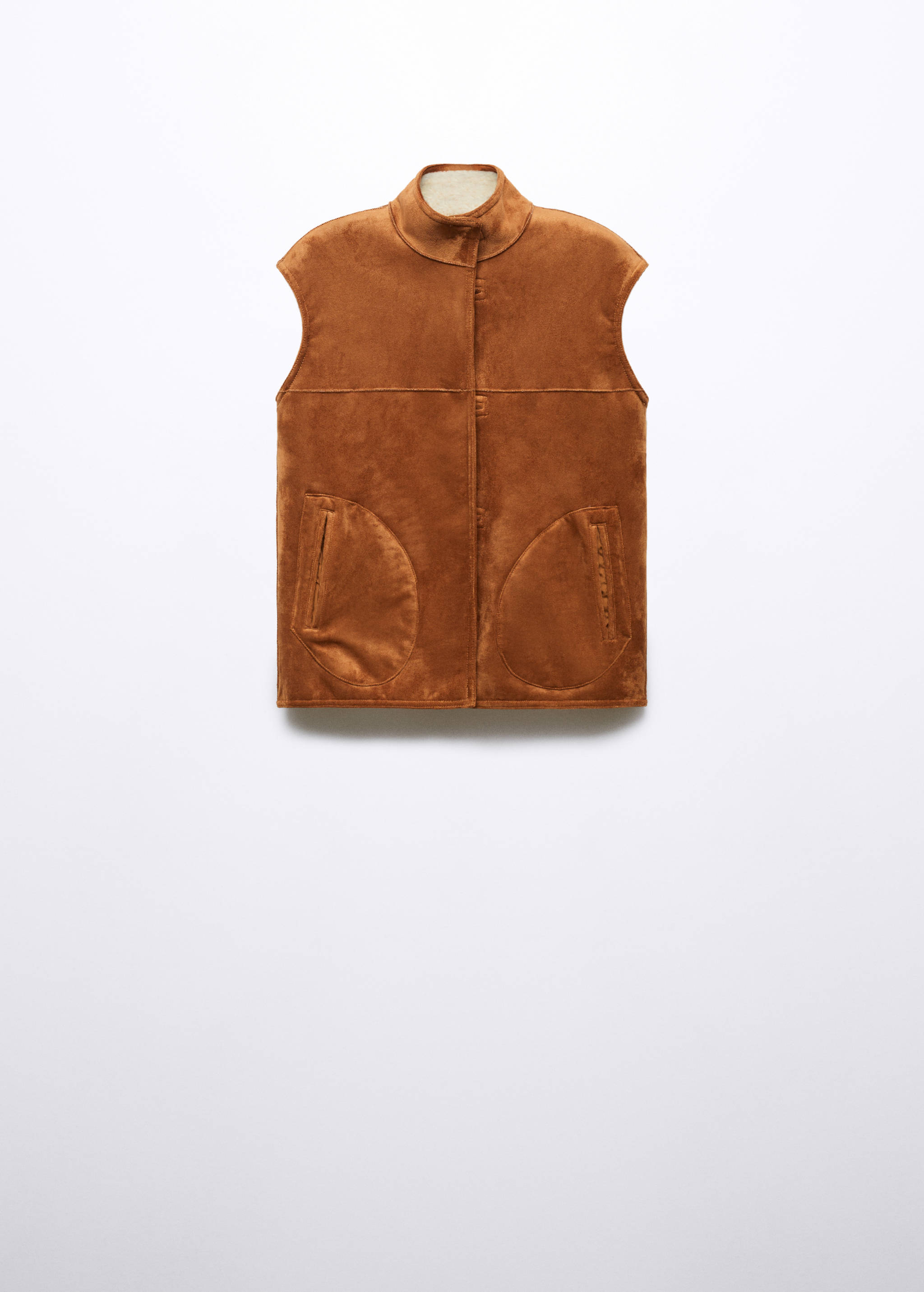 Reversible shearling gilet - Details of the article 0