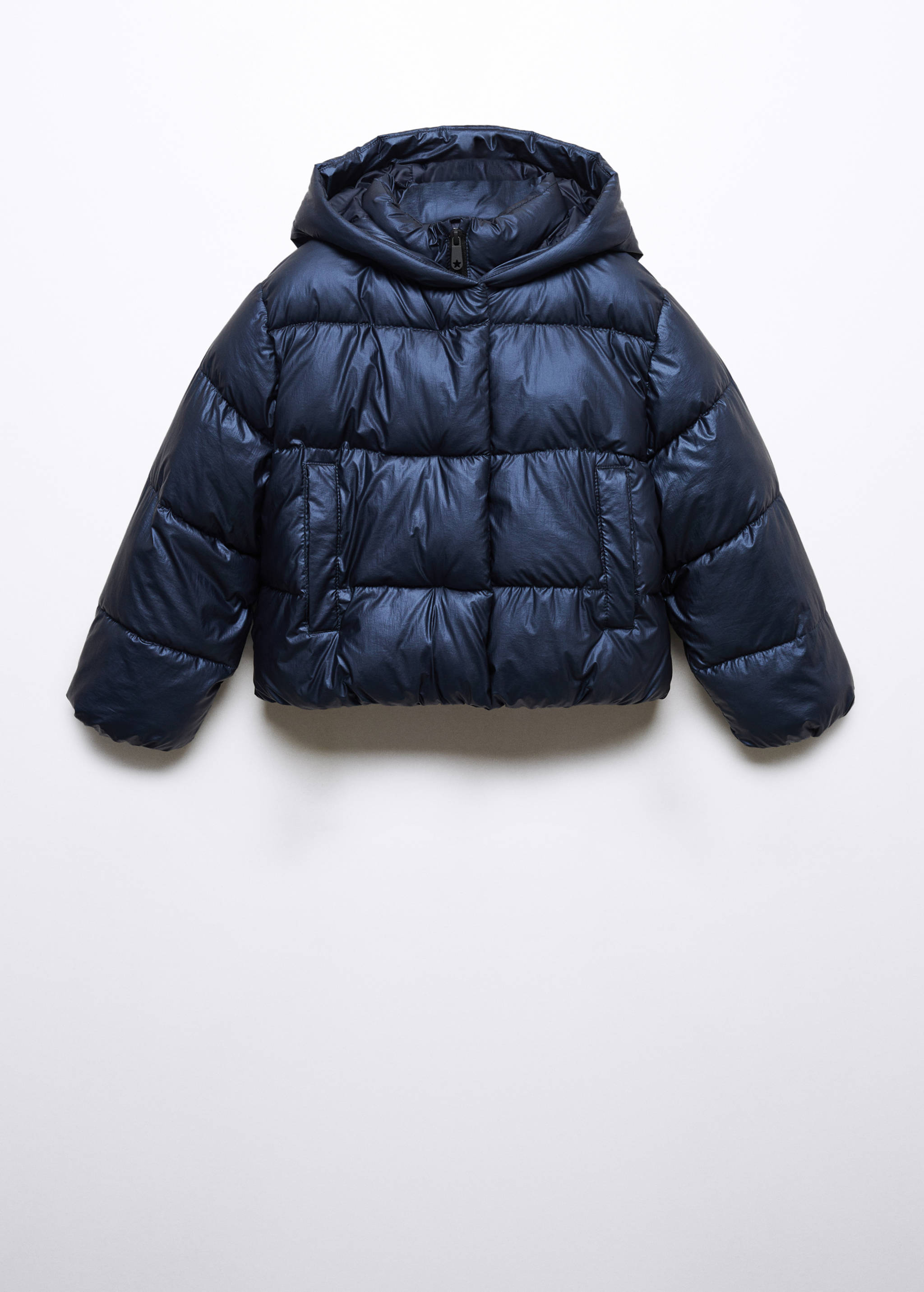 Hood puffer coat - Article without model