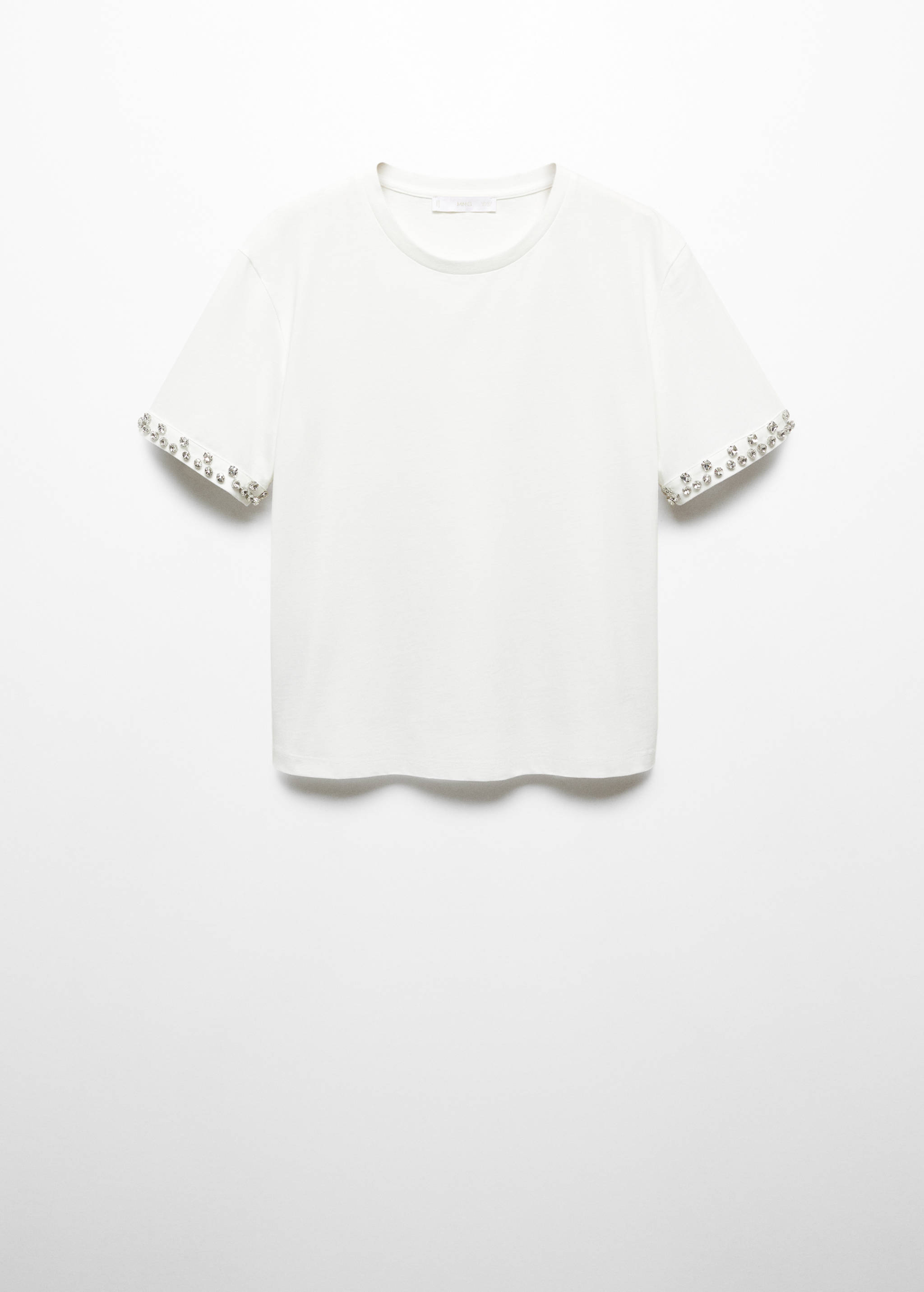 Crystal appliqué T-shirt - Article without model