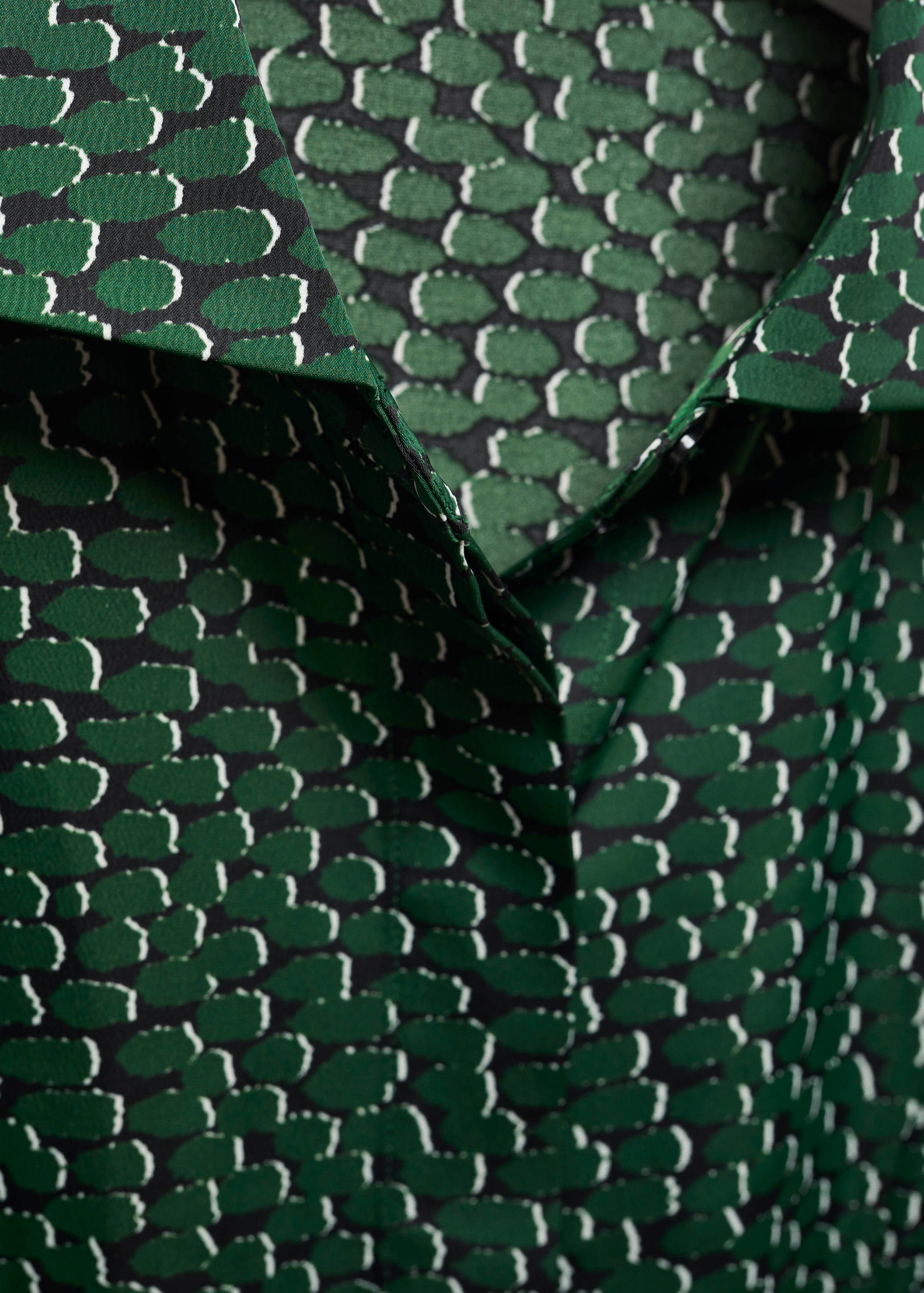 Vestido estampado cinturón - Detalle del artículo 8