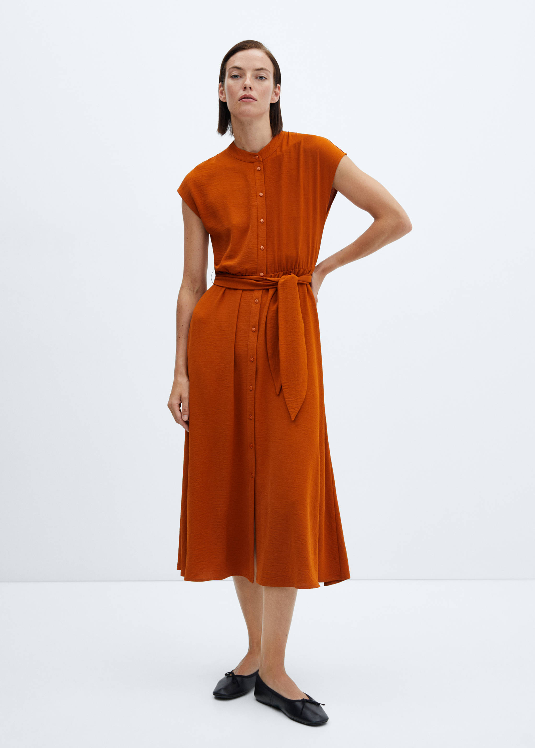 Hemdkleid in Midi-Länge - Allgemeine Ansicht