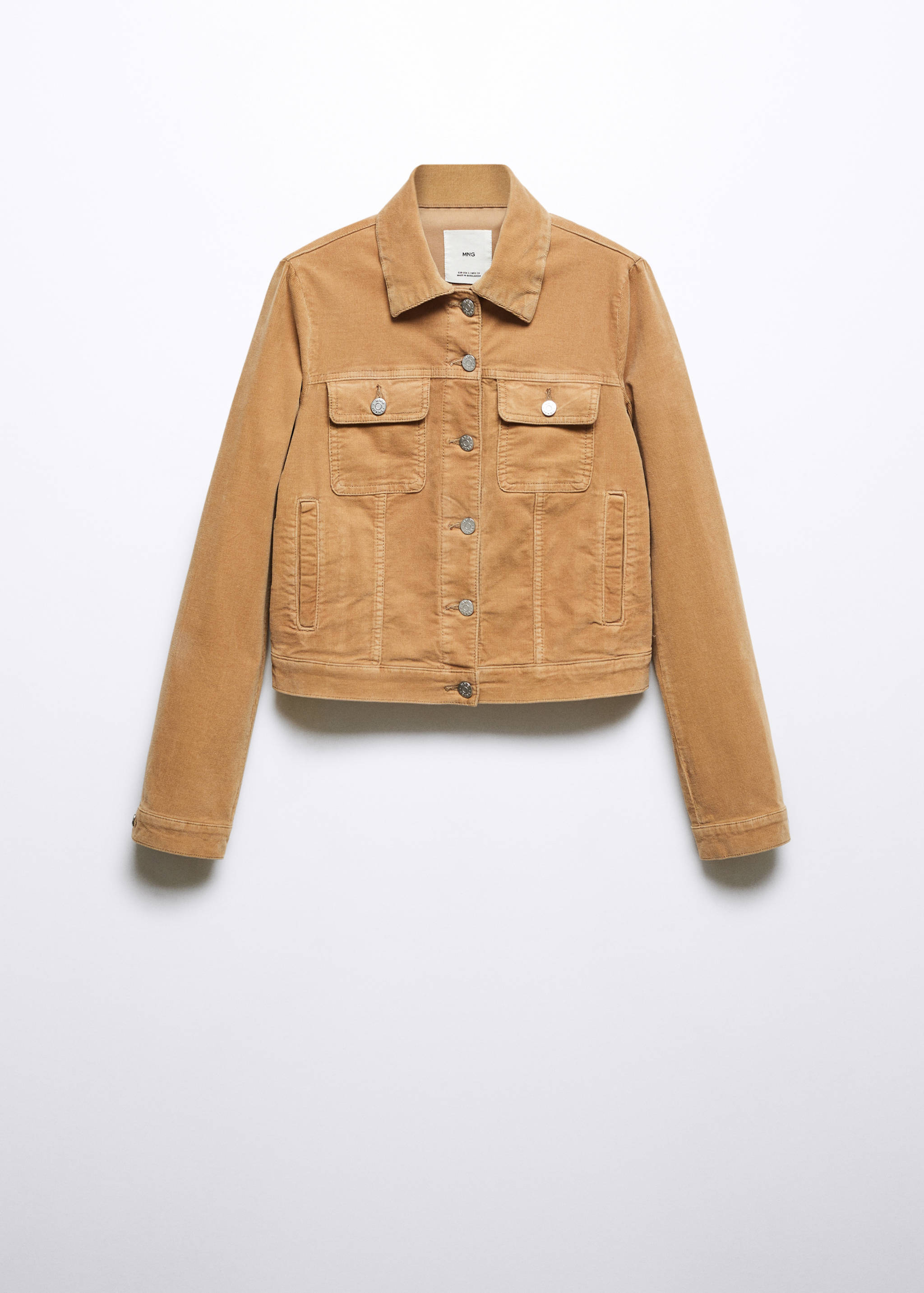 Cordjacke mit Plüschkragen - Detail des Artikels 8