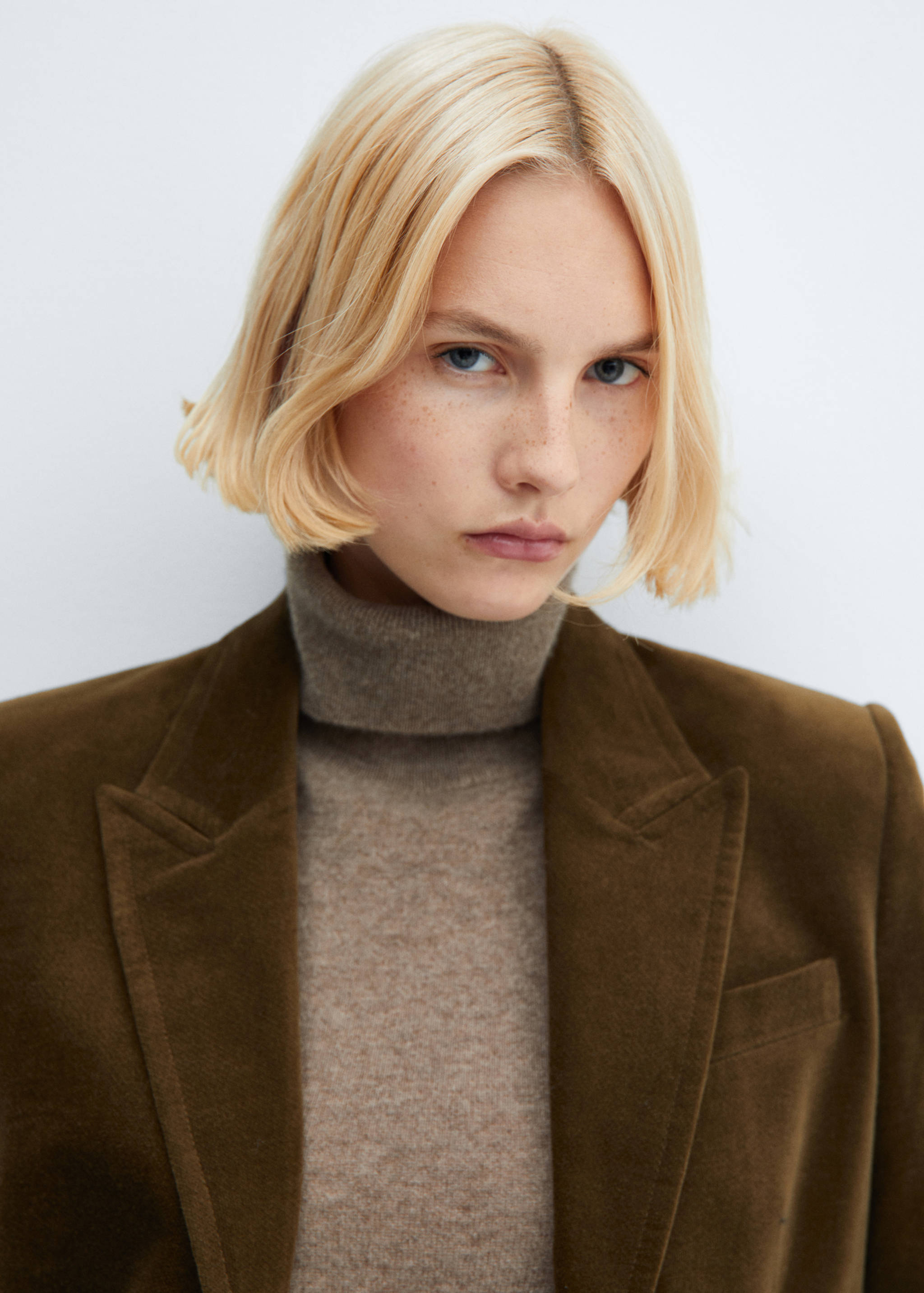 Veste costume velours ras - Détail de l'article 1