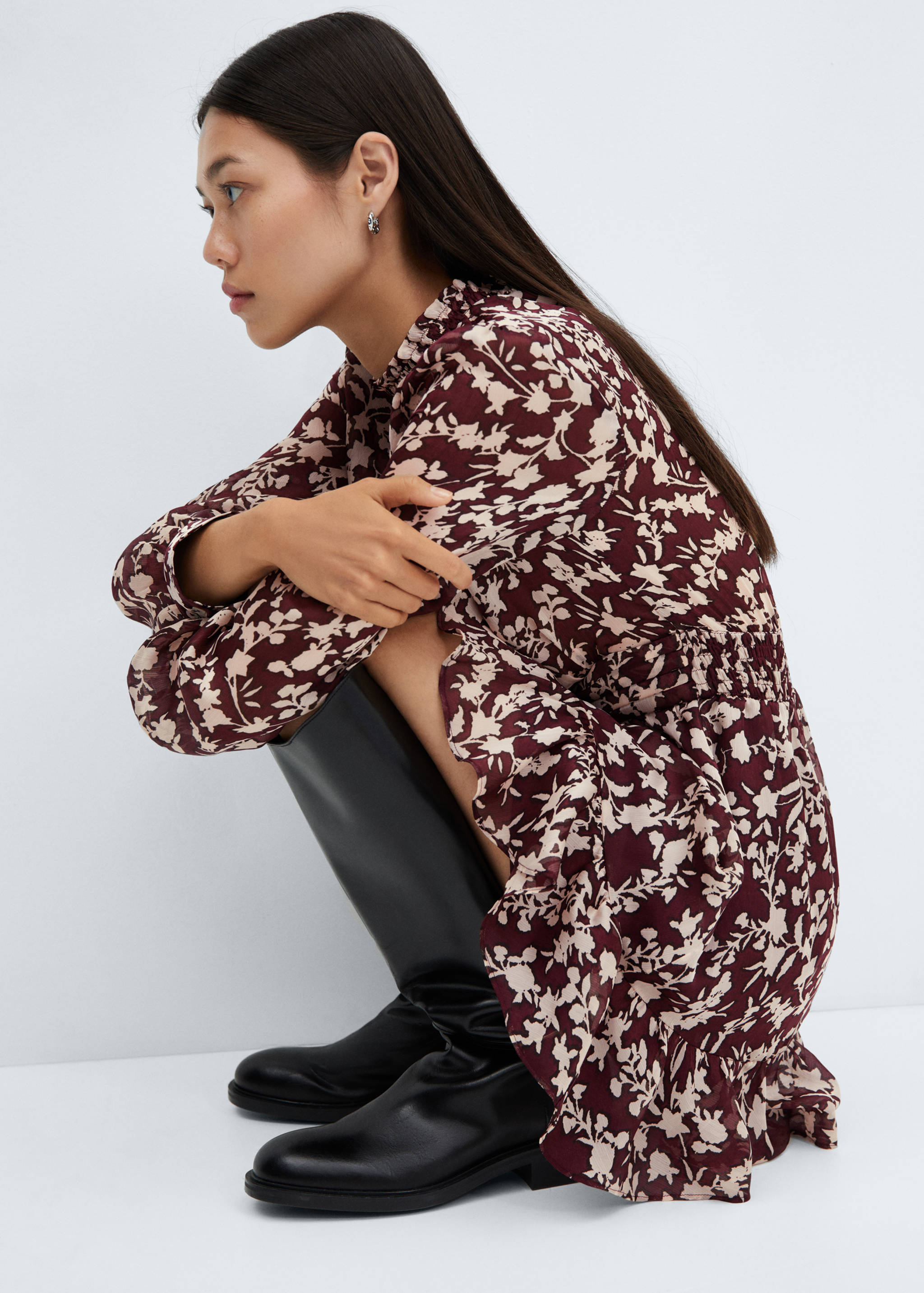 Vestido fluido estampado floral - Detalle del artículo 2