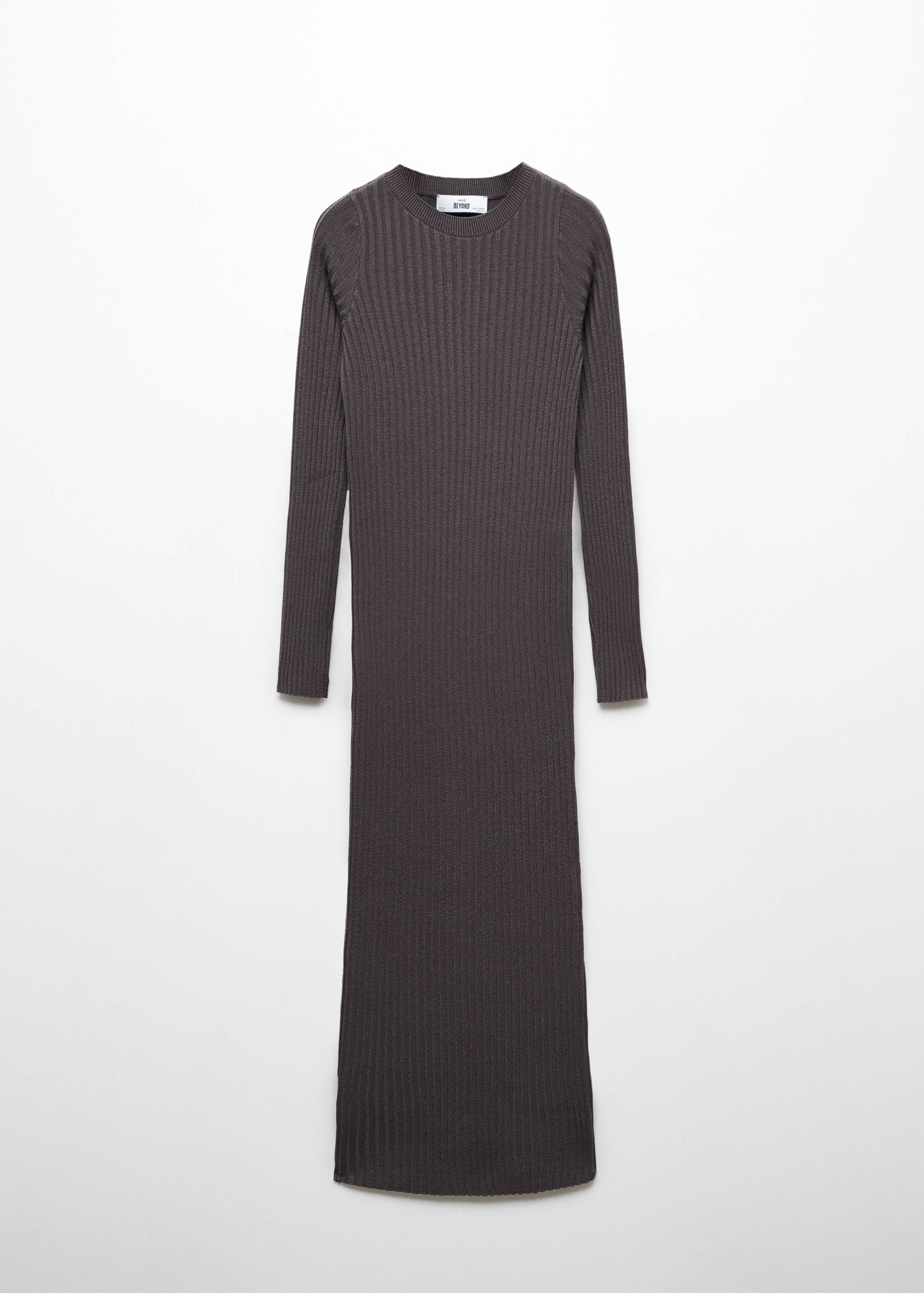 Robe midi à bords côtelés - Article sans modèle
