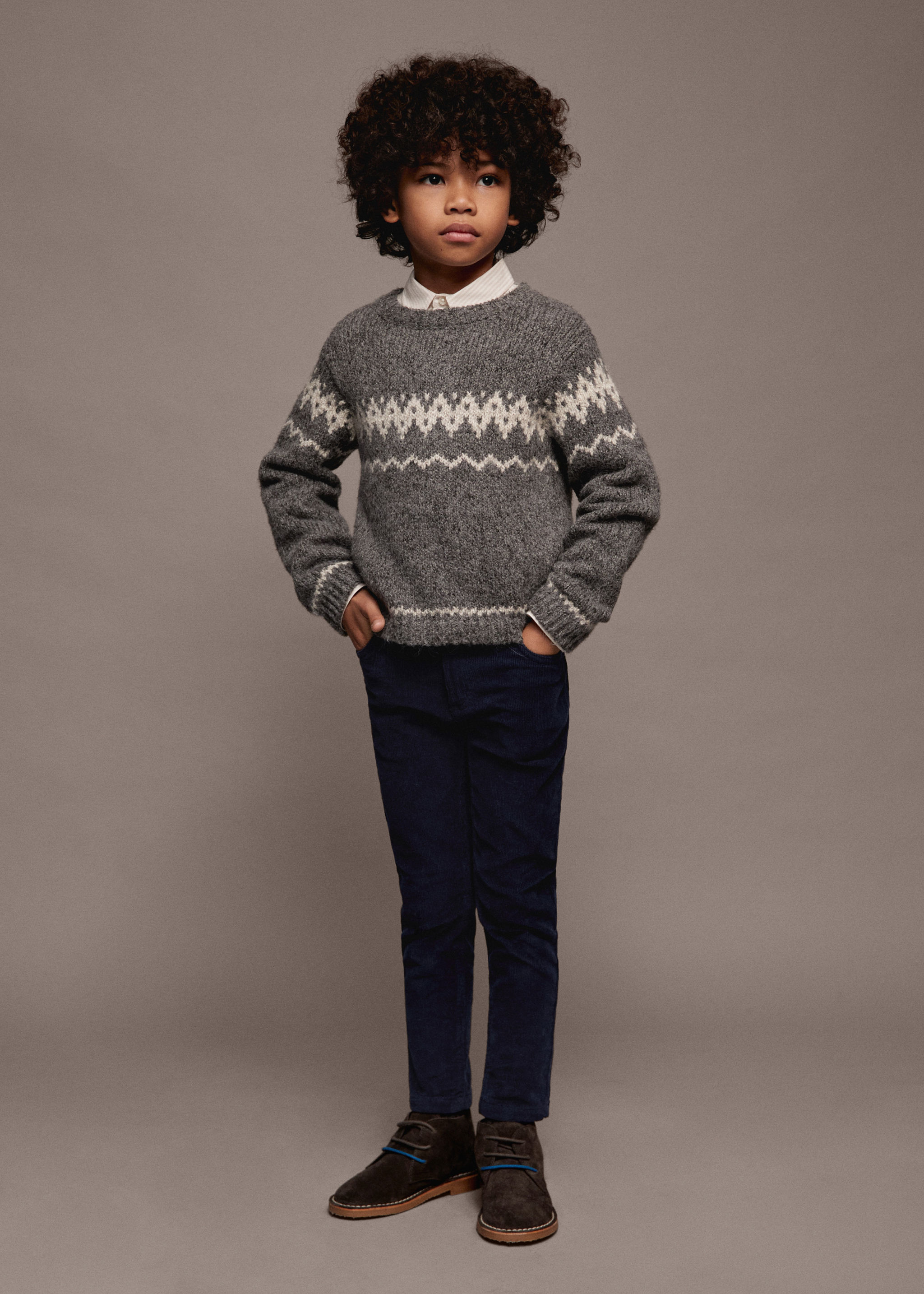 Pull-over jaspé coton - Détail de l'article 6