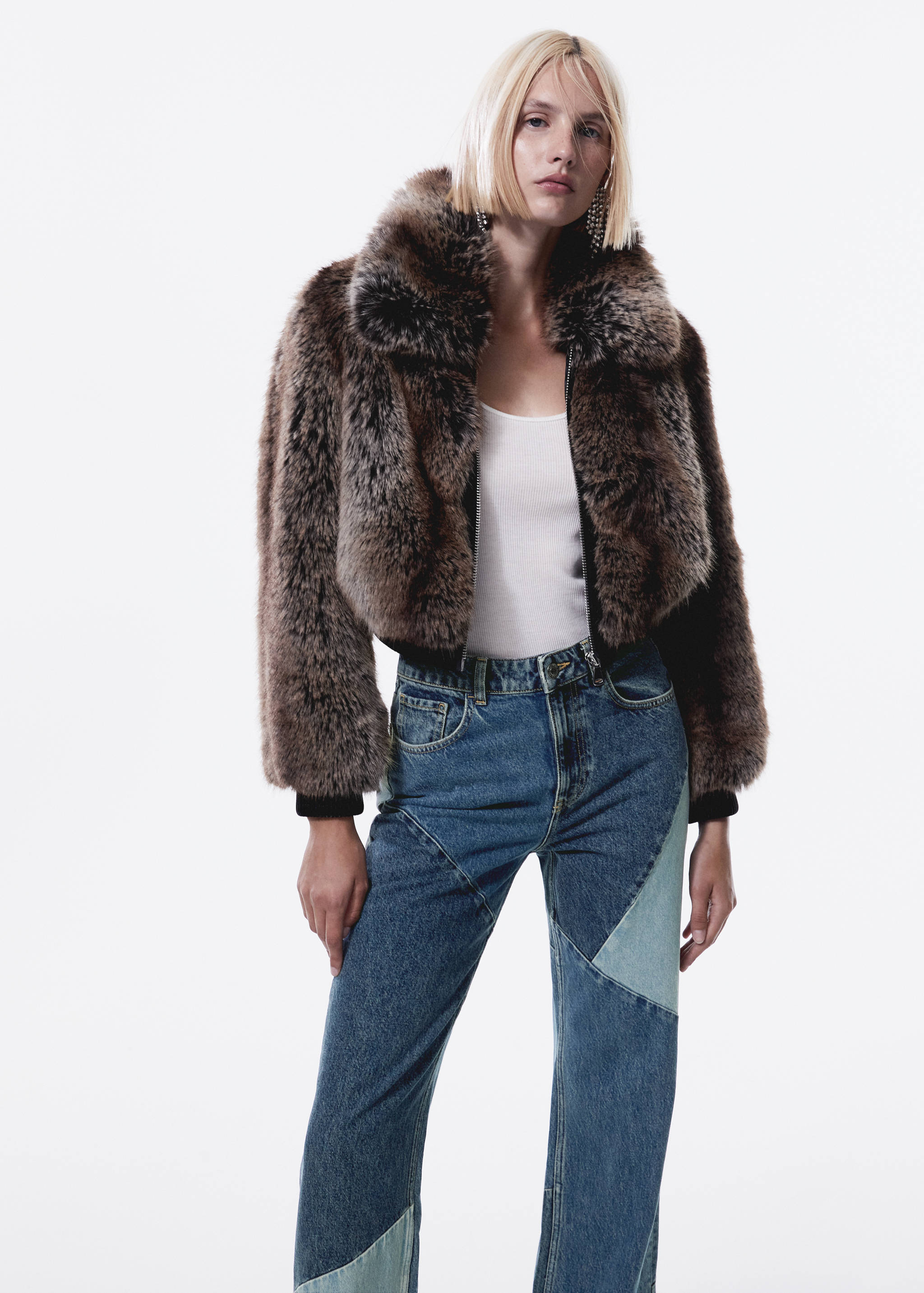 Jean droit patchwork - Détail de l'article 1