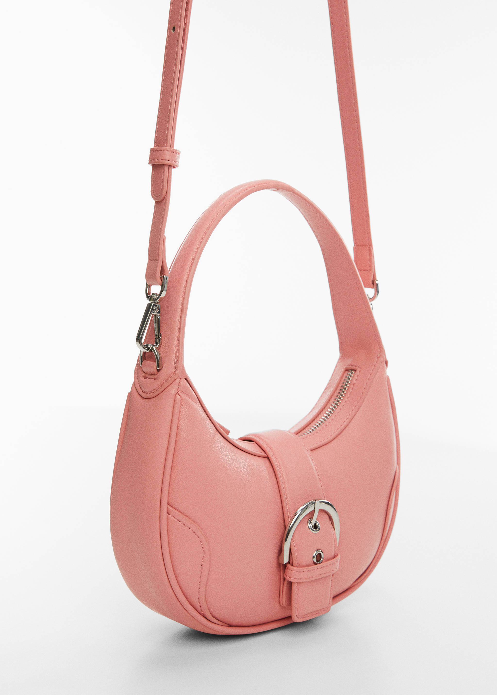 Buckle bag with double handle - Medium plane