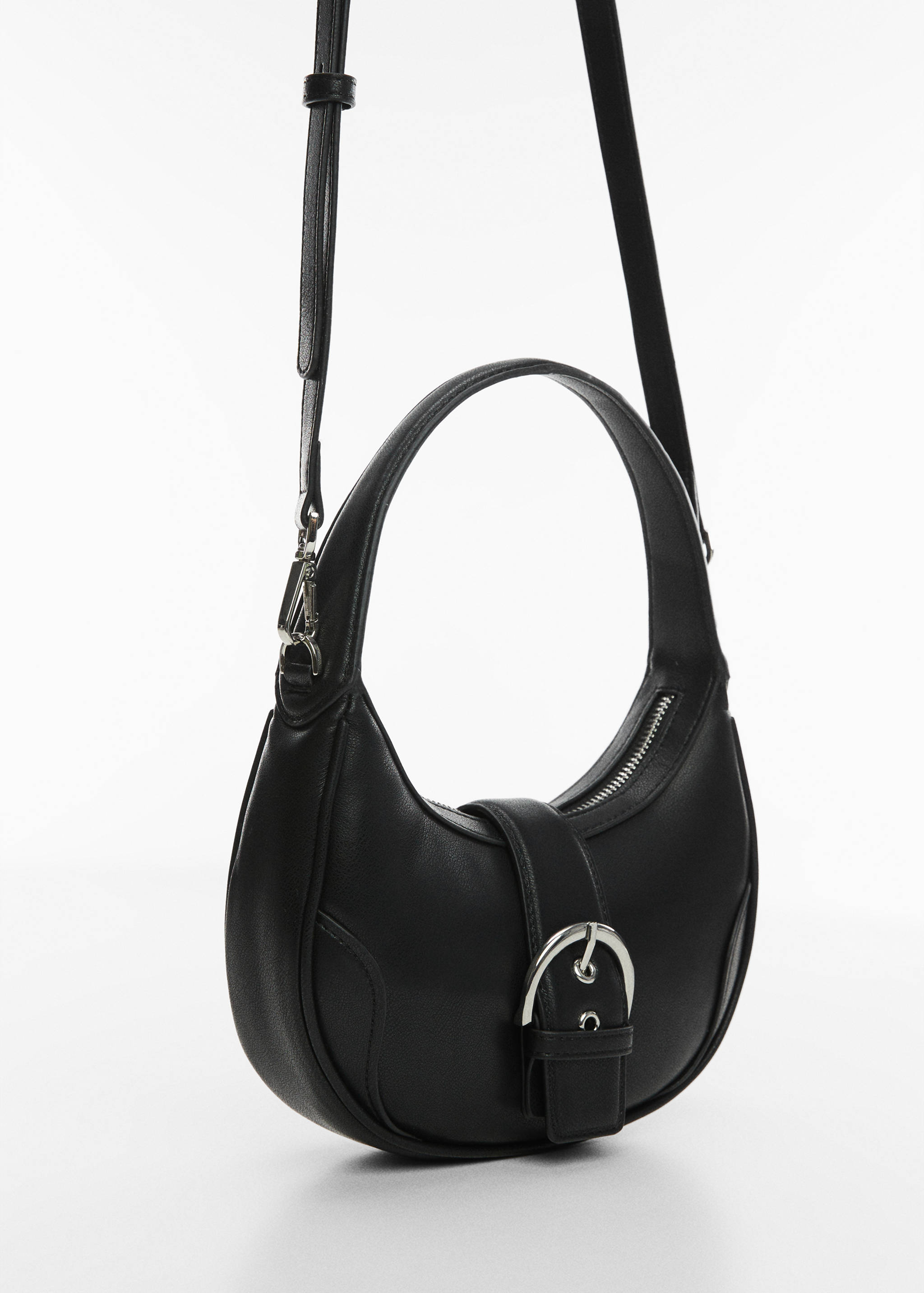 Buckle bag with double handle - Medium plane