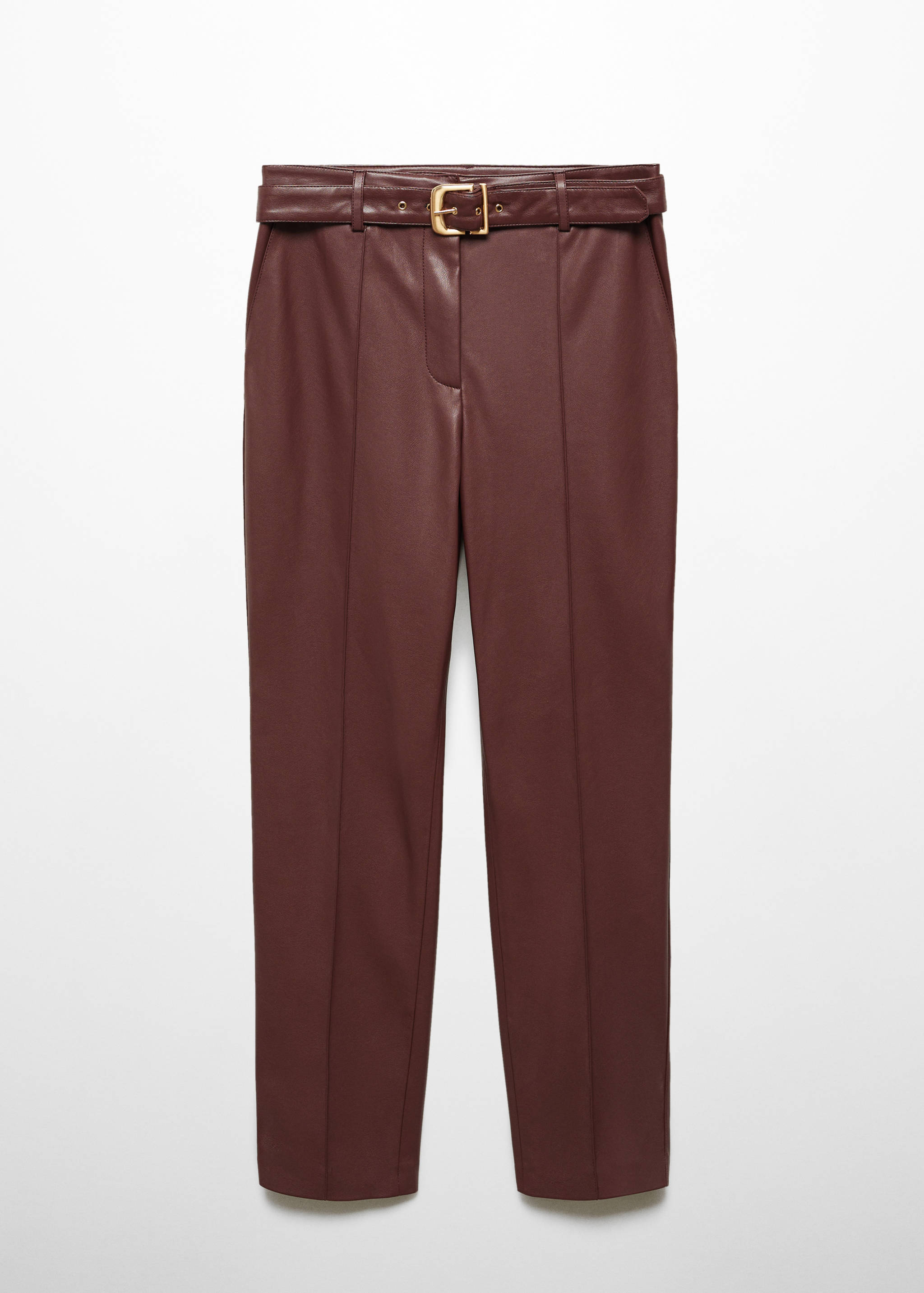 Pantalón cinturón efecto piel - Artículo sin modelo