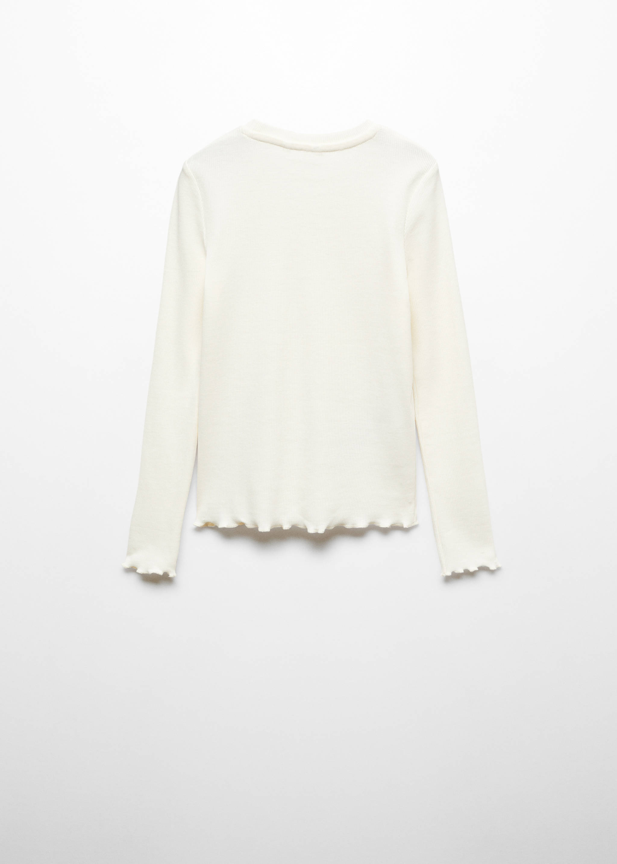 Embroidered cotton shirt - Reverse of the article