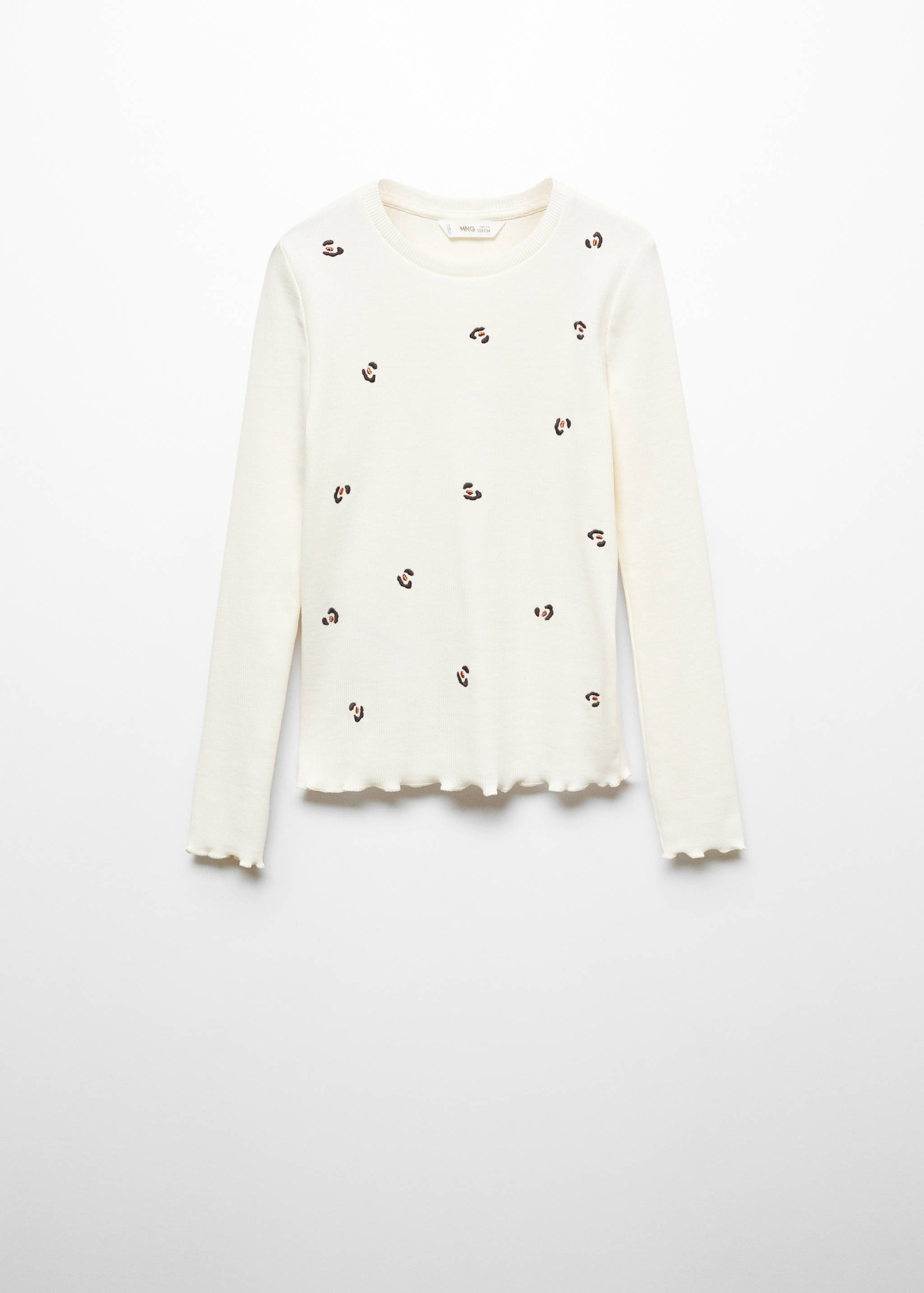 Embroidered cotton shirt - Article without model