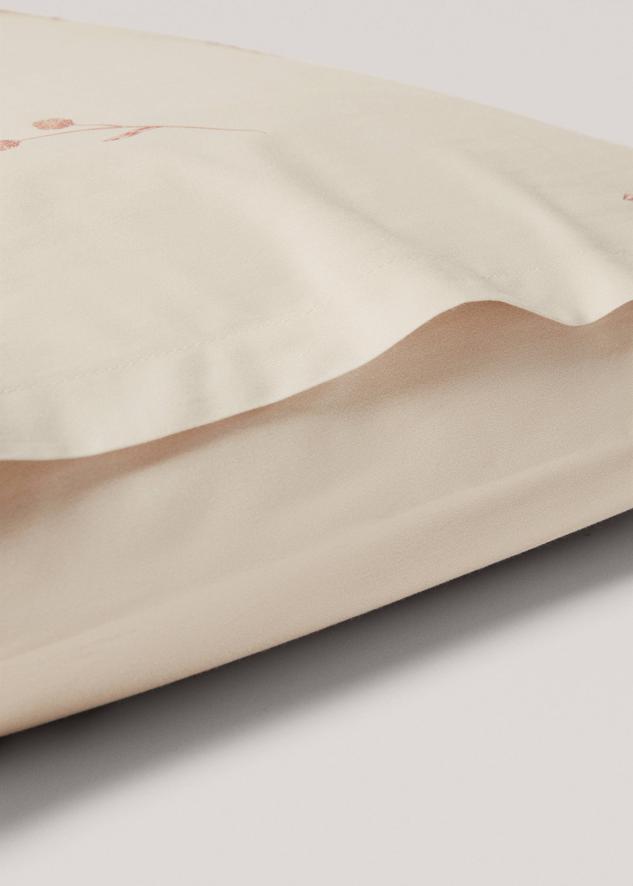 Floral-print pillowcase 60x60cm (Pack of 2) - Details of the article 1