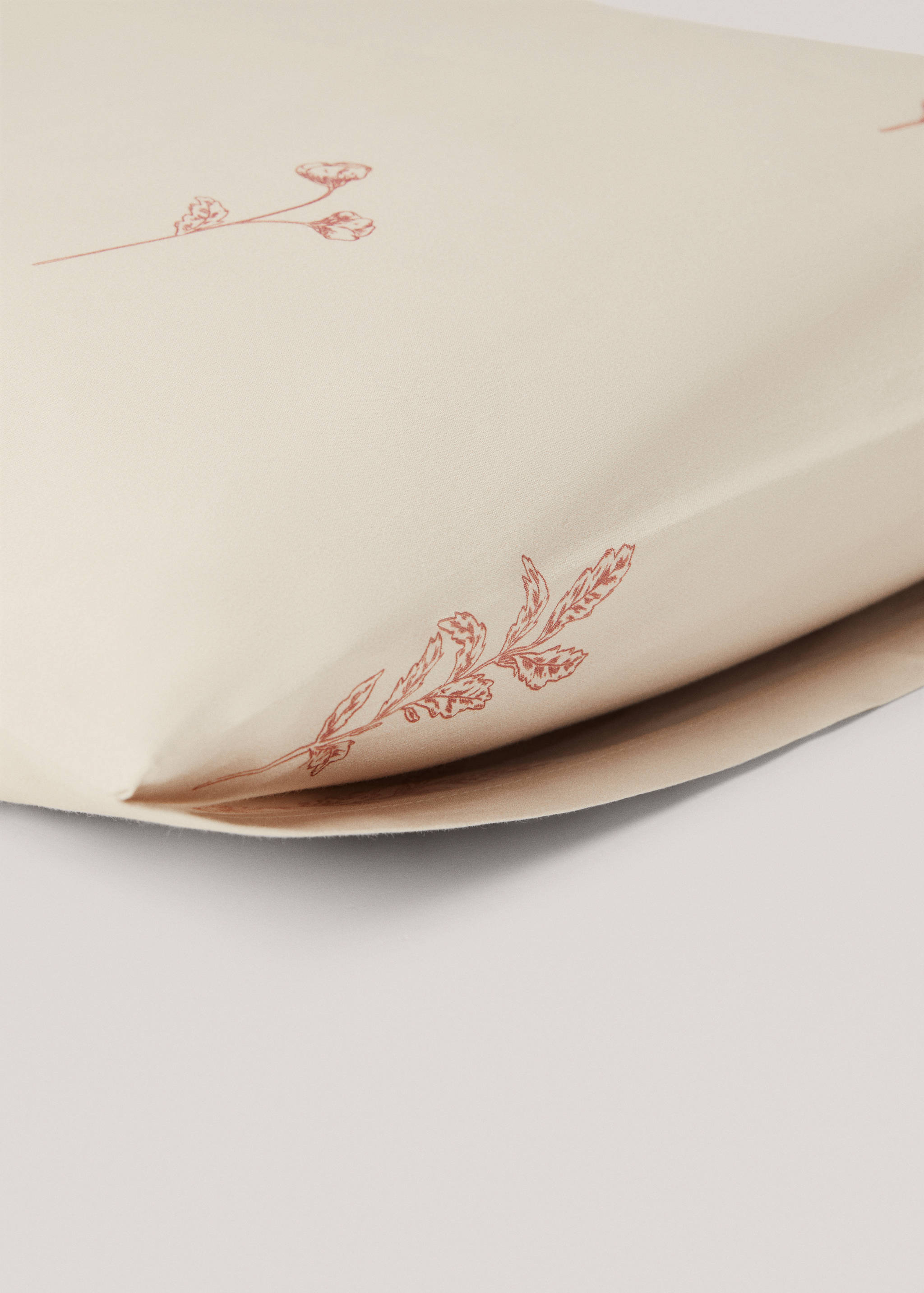 Floral-print pillowcase 60x60cm (Pack of 2) - Details of the article 2