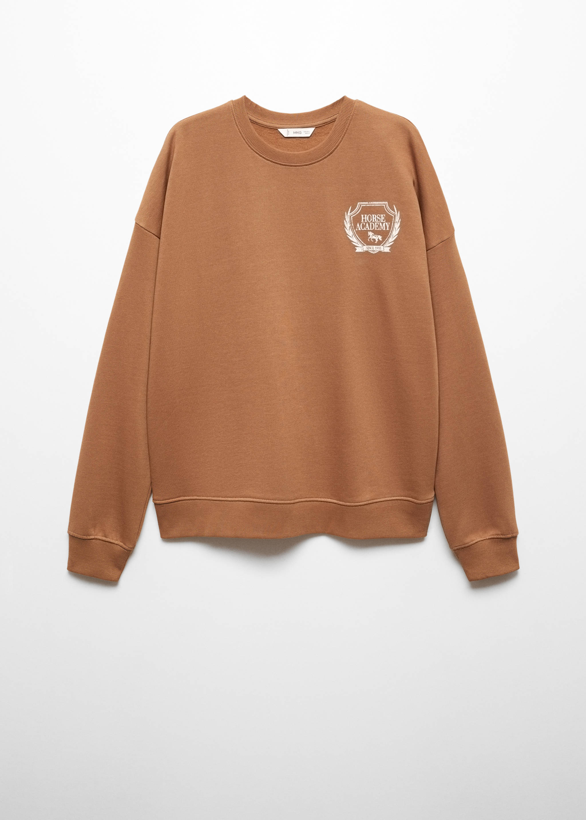 Printed message sweatshirt - Article without model