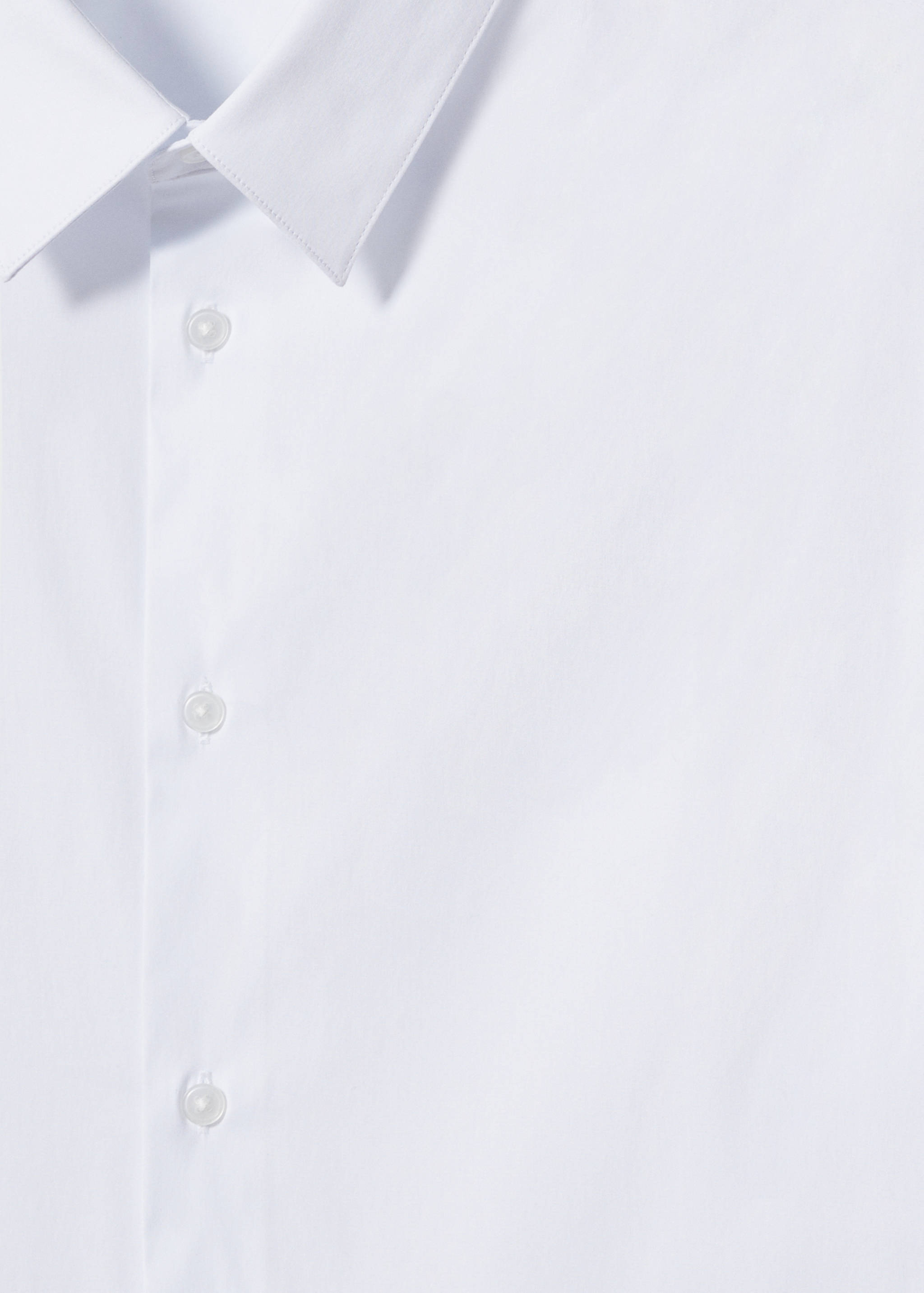 Strukturirana košulja od 100 % pamuka - Detaljan prikaz prsa