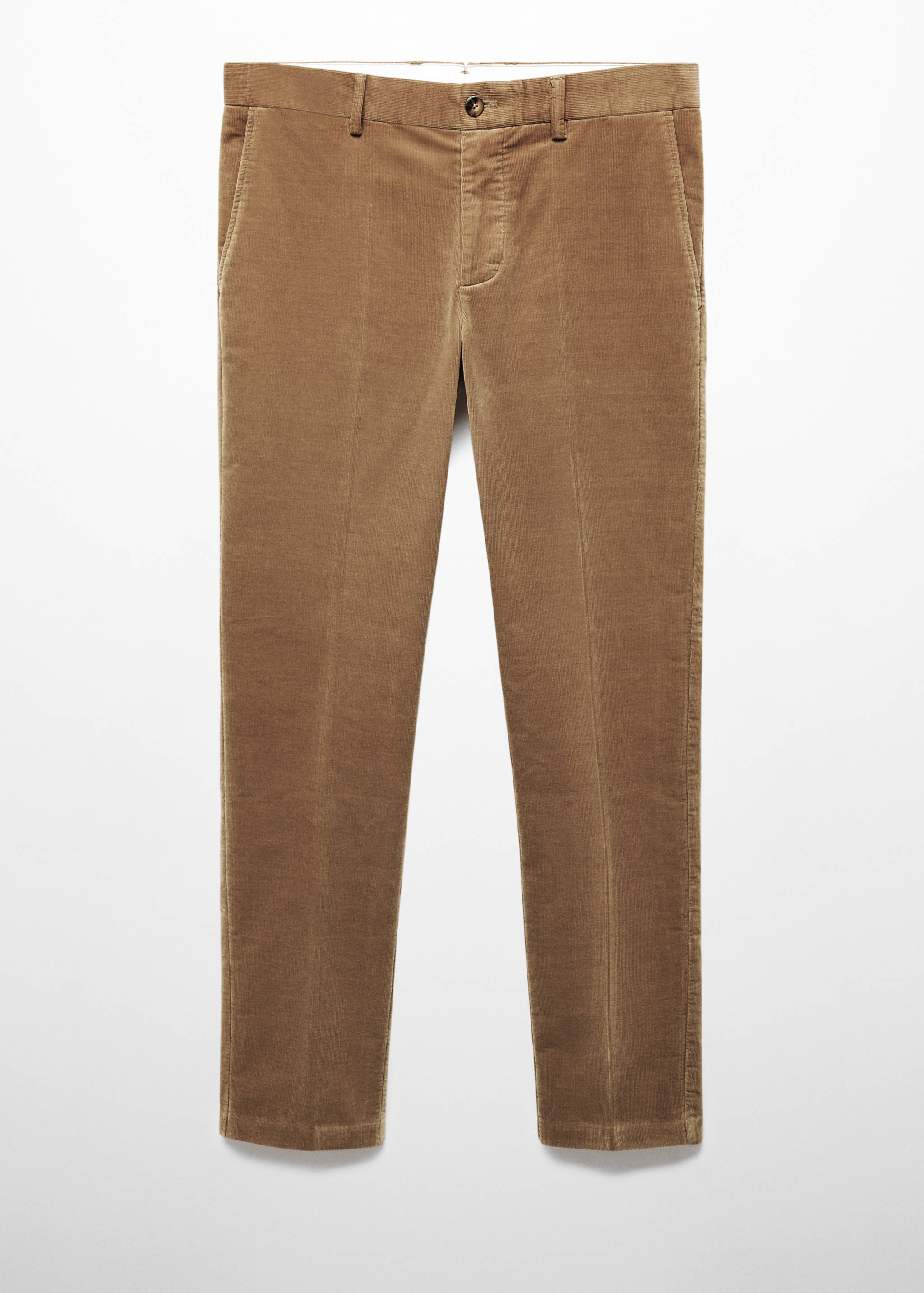 Slim-fit micro-corduroy pants - Article without model