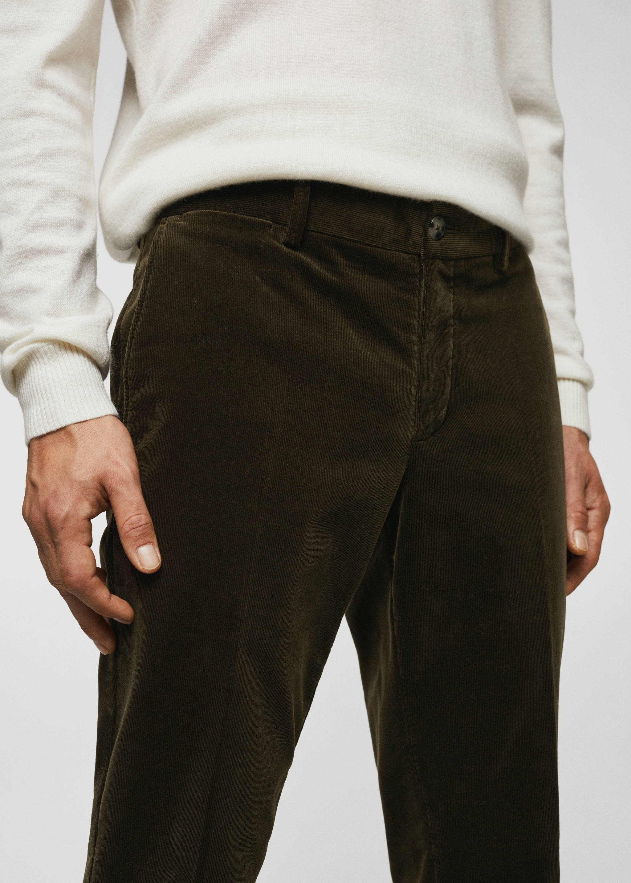 Slim Fit-Feincordhose - Detail des Artikels 1