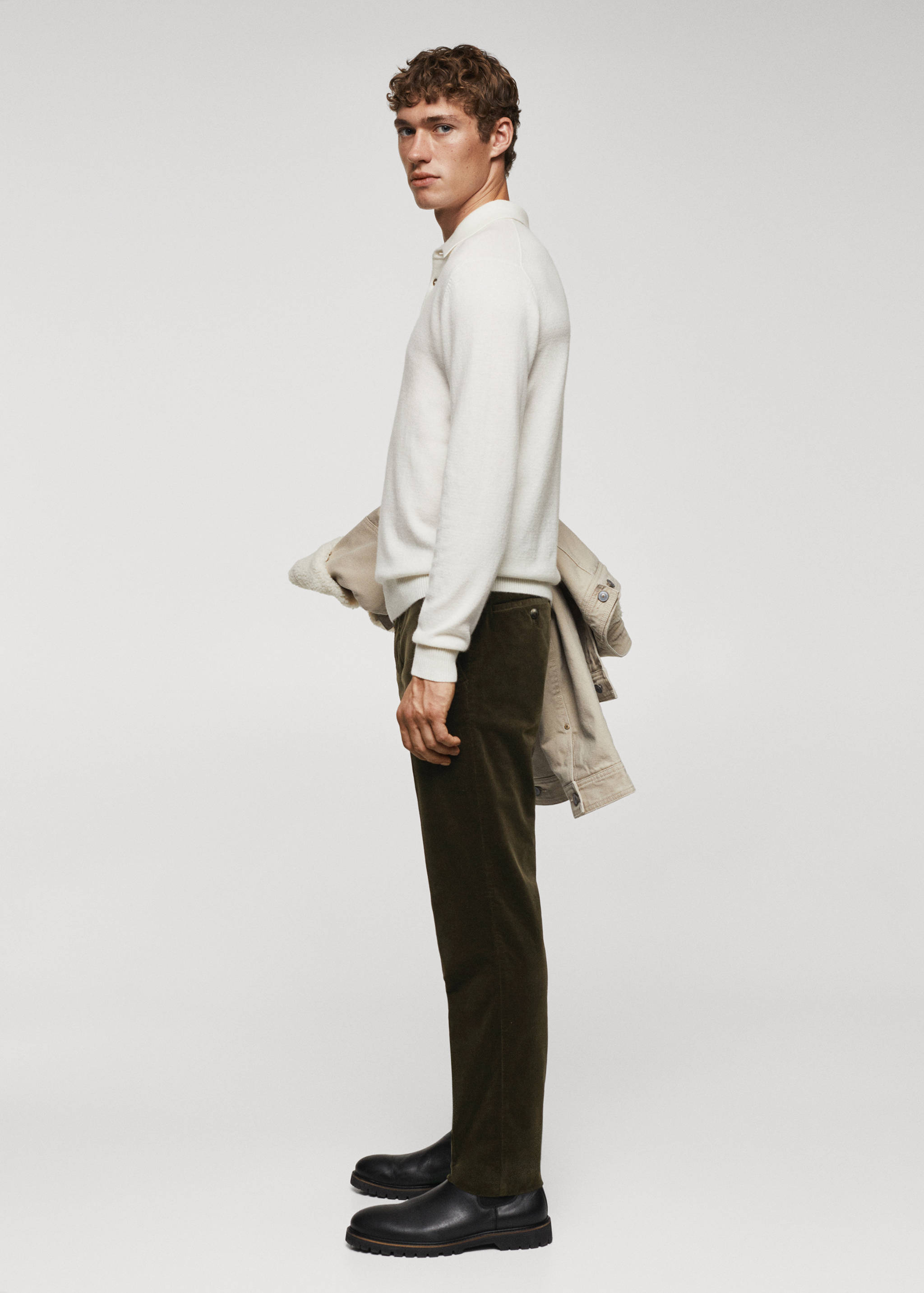 Slim Fit-Feincordhose - Detail des Artikels 2